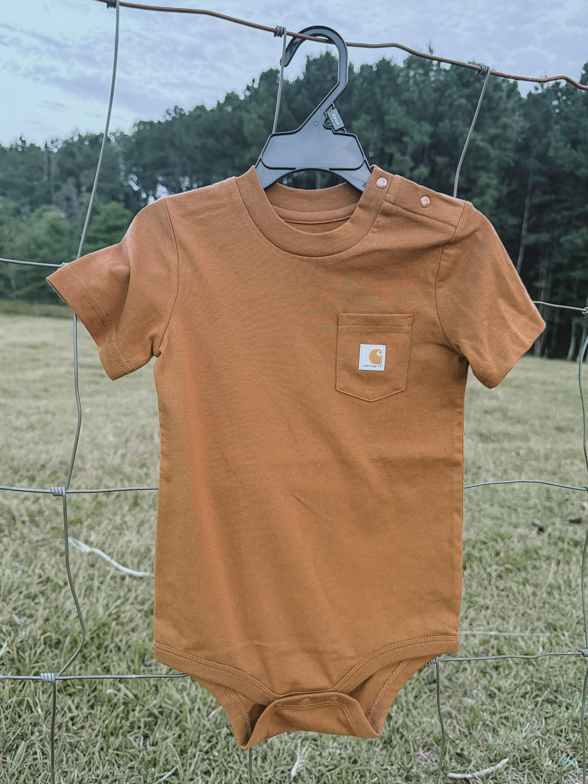 Carhartt Infant Bodysuit in Brown