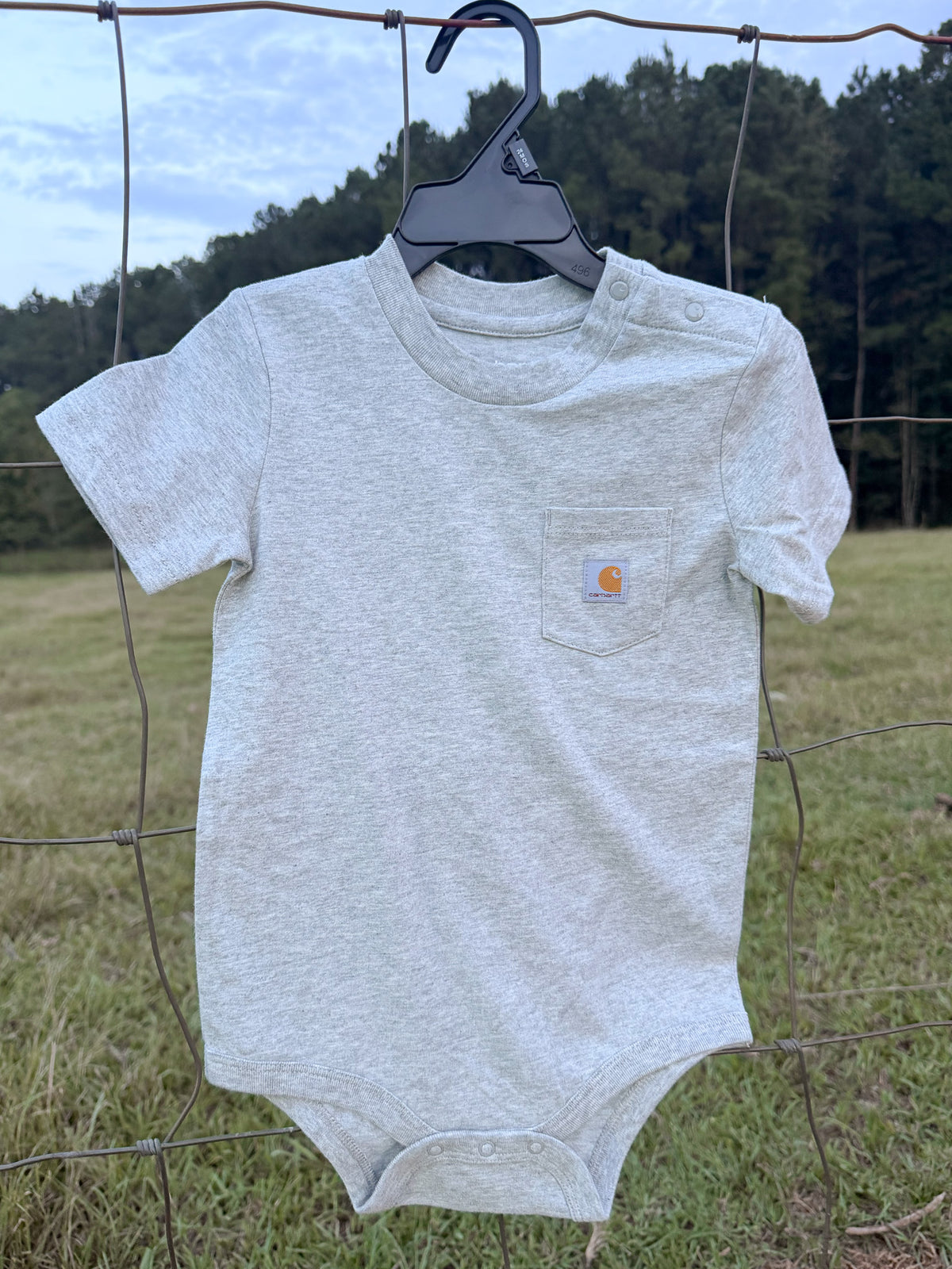 Carhartt Infant Bodysuit in Grey