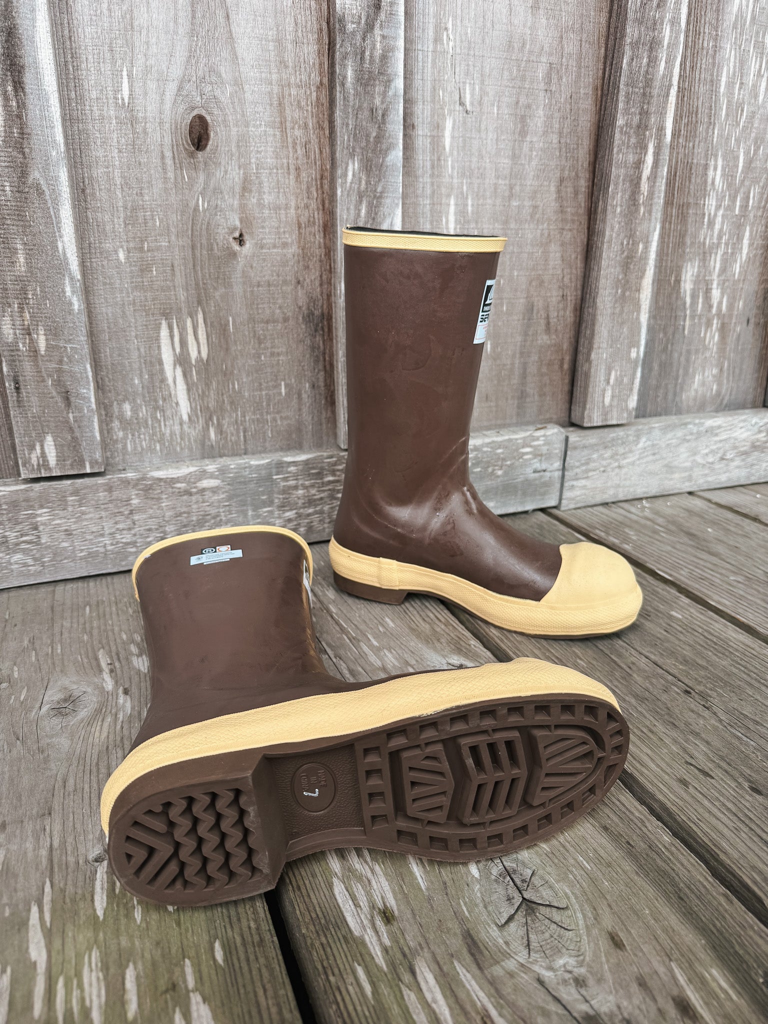 Men's Honeywell 12" Waterproof Rubber Steel Toe Boots