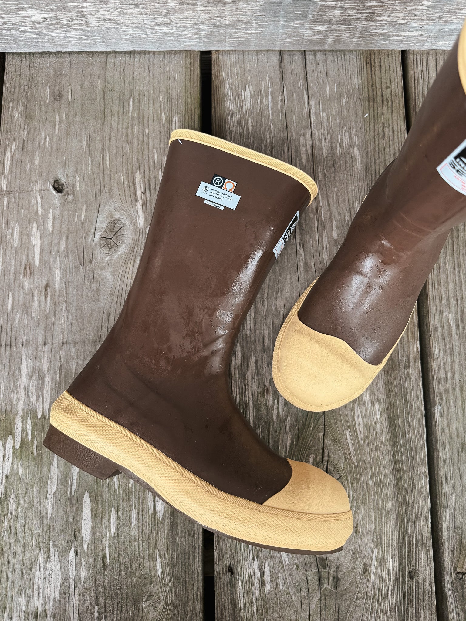 Men's Honeywell 12" Waterproof Rubber Steel Toe Boots