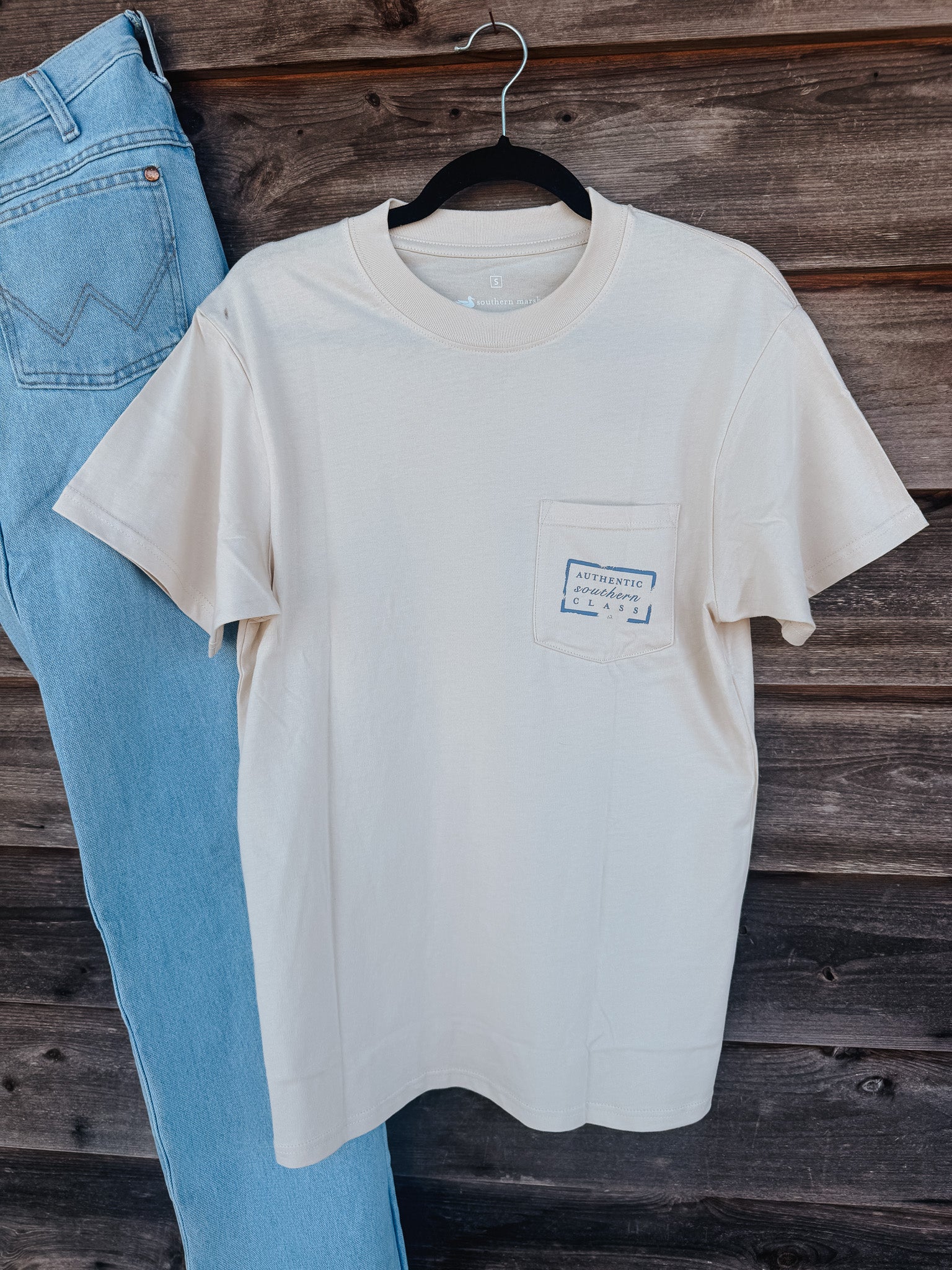 Men's Southern Marsh Authentic T-Shirt in Oatmeal