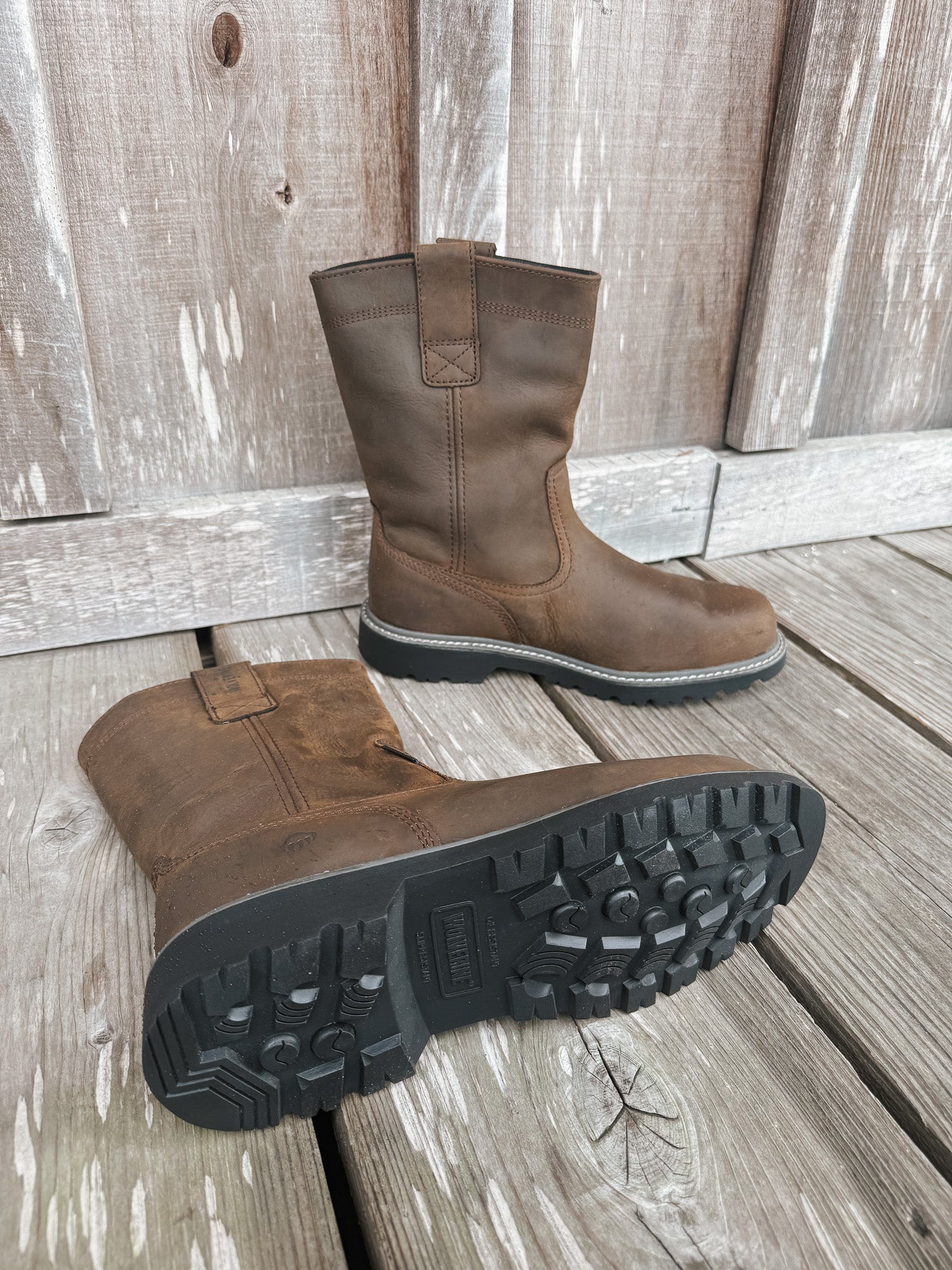 MEN'S WOLVERINE FLOORHAND WATERPROOF STEEL TOE WELLINGTON BOOT