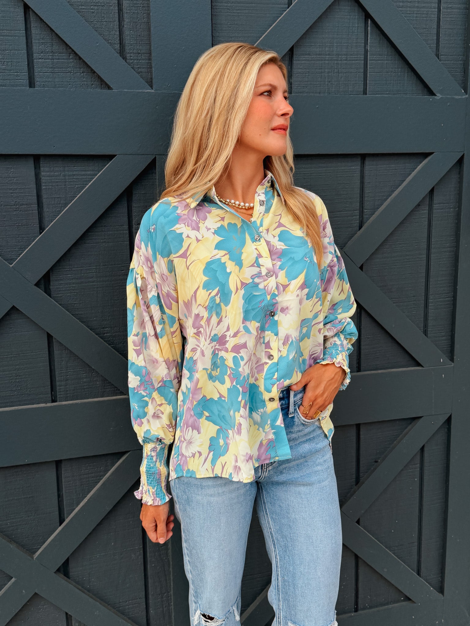 Painted Petals Top