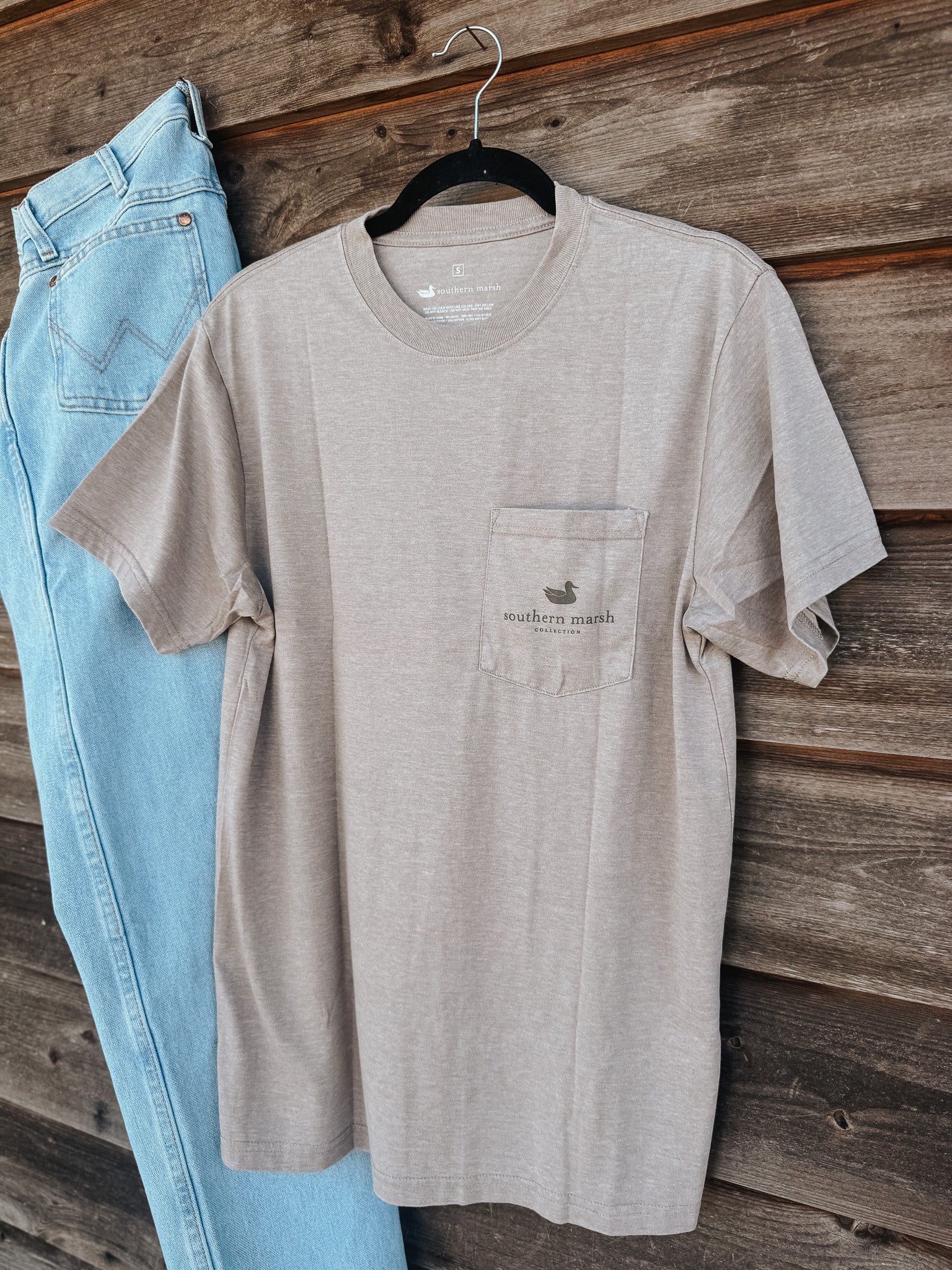 Men's Southern Marsh Retro Duck Originals Seawash T-Shirt