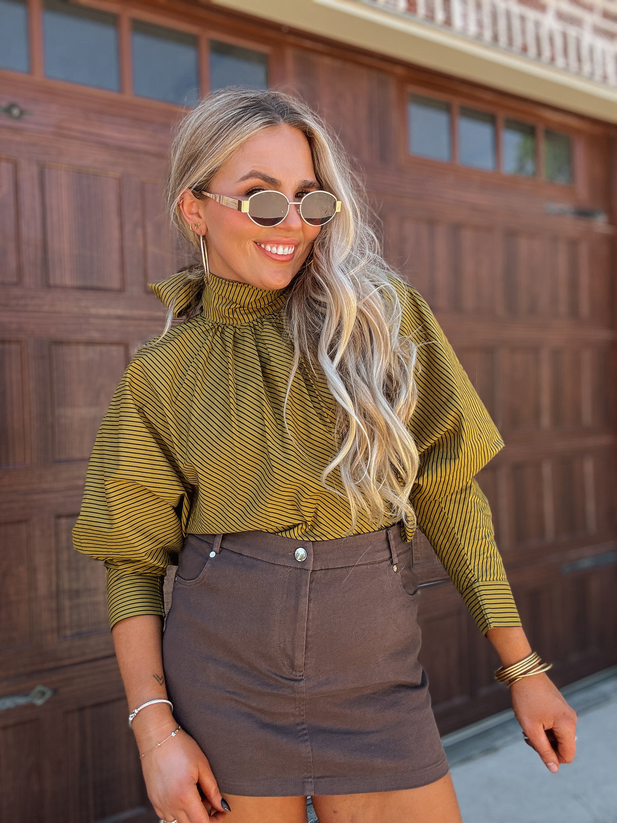 Set For Fall Tie Top