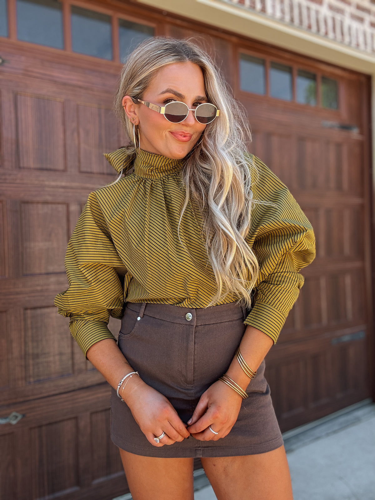 Set For Fall Tie Top