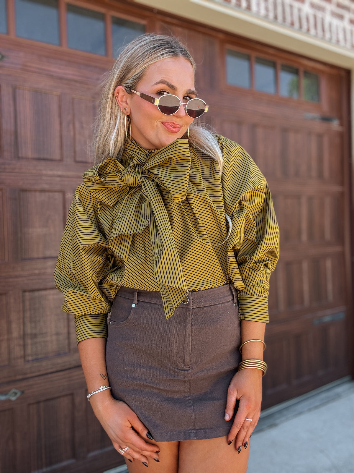 Set For Fall Tie Top