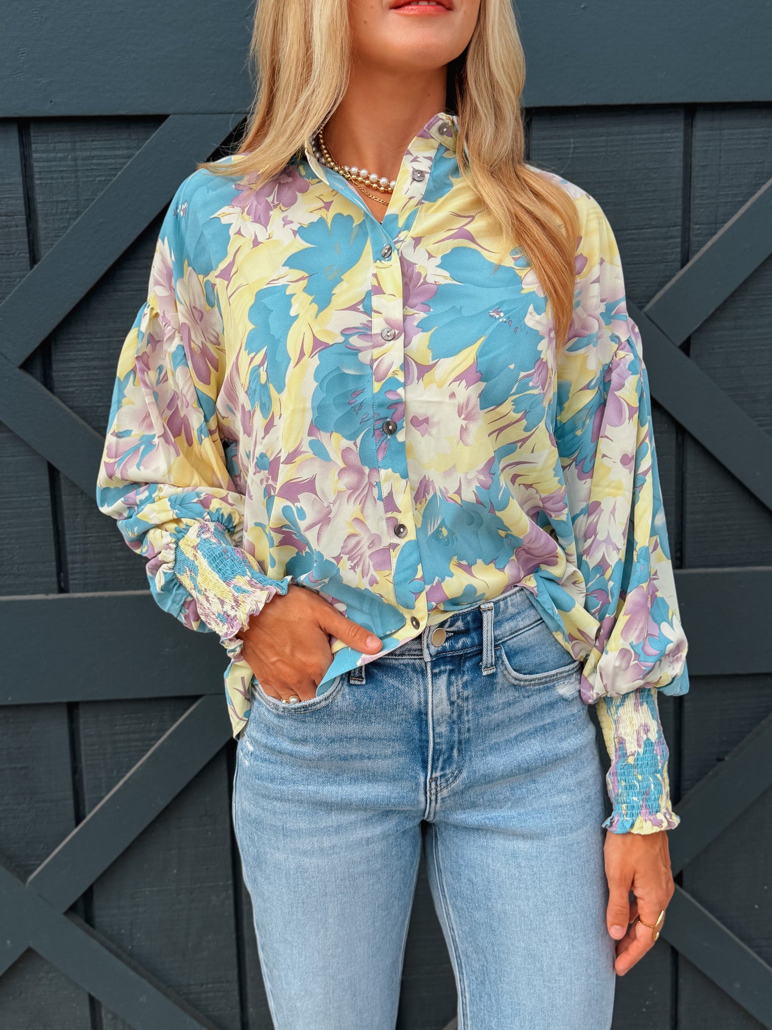 Painted Petals Top