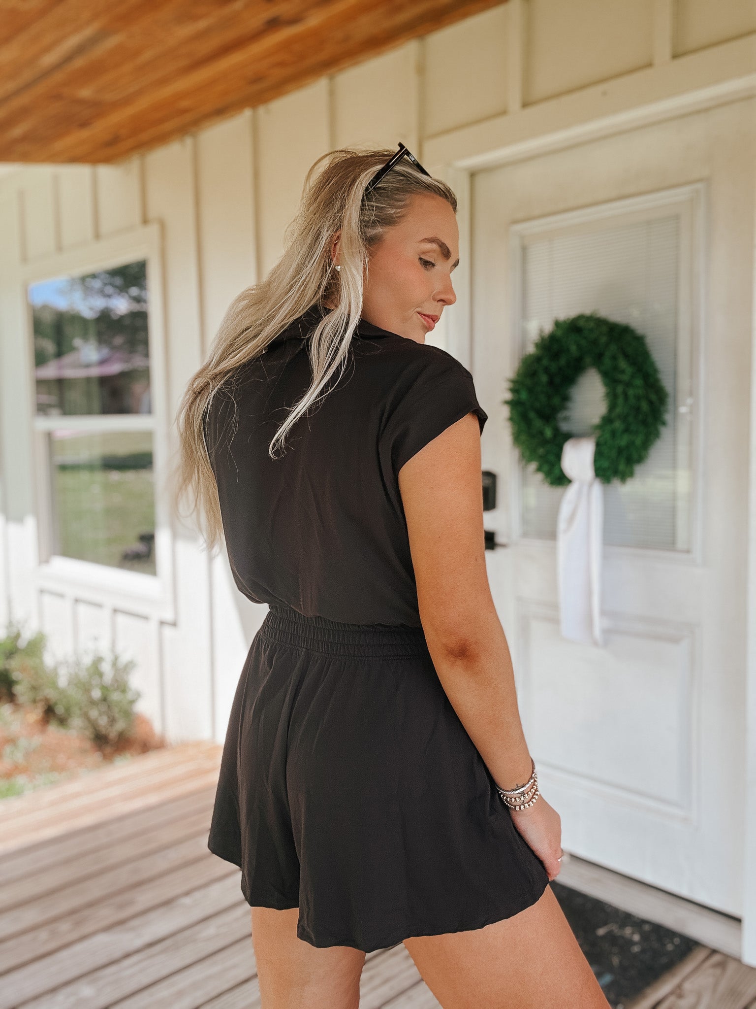 Sporty Spice Black Romper