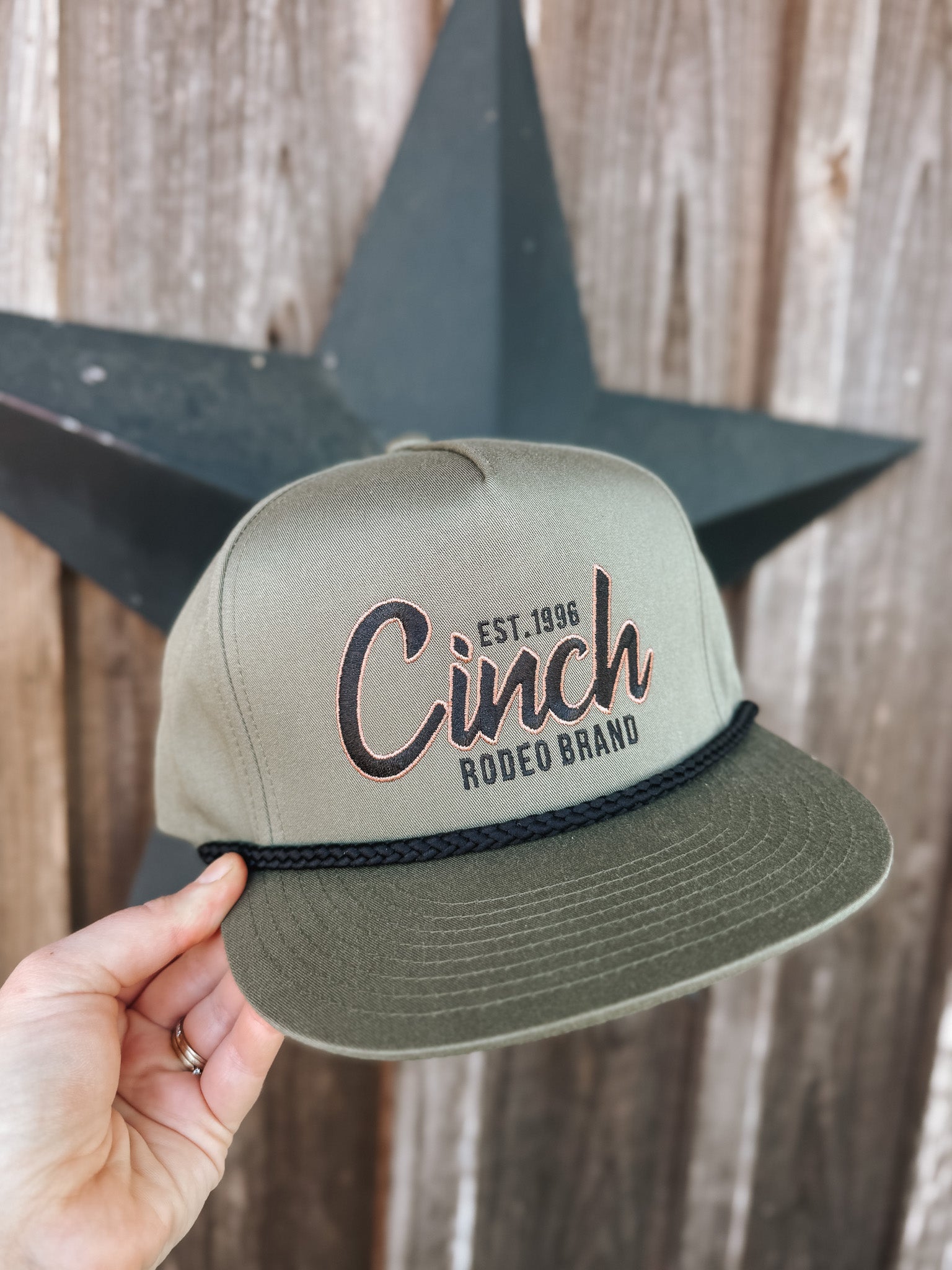 Men's Cinch Flexfit Olive Cap