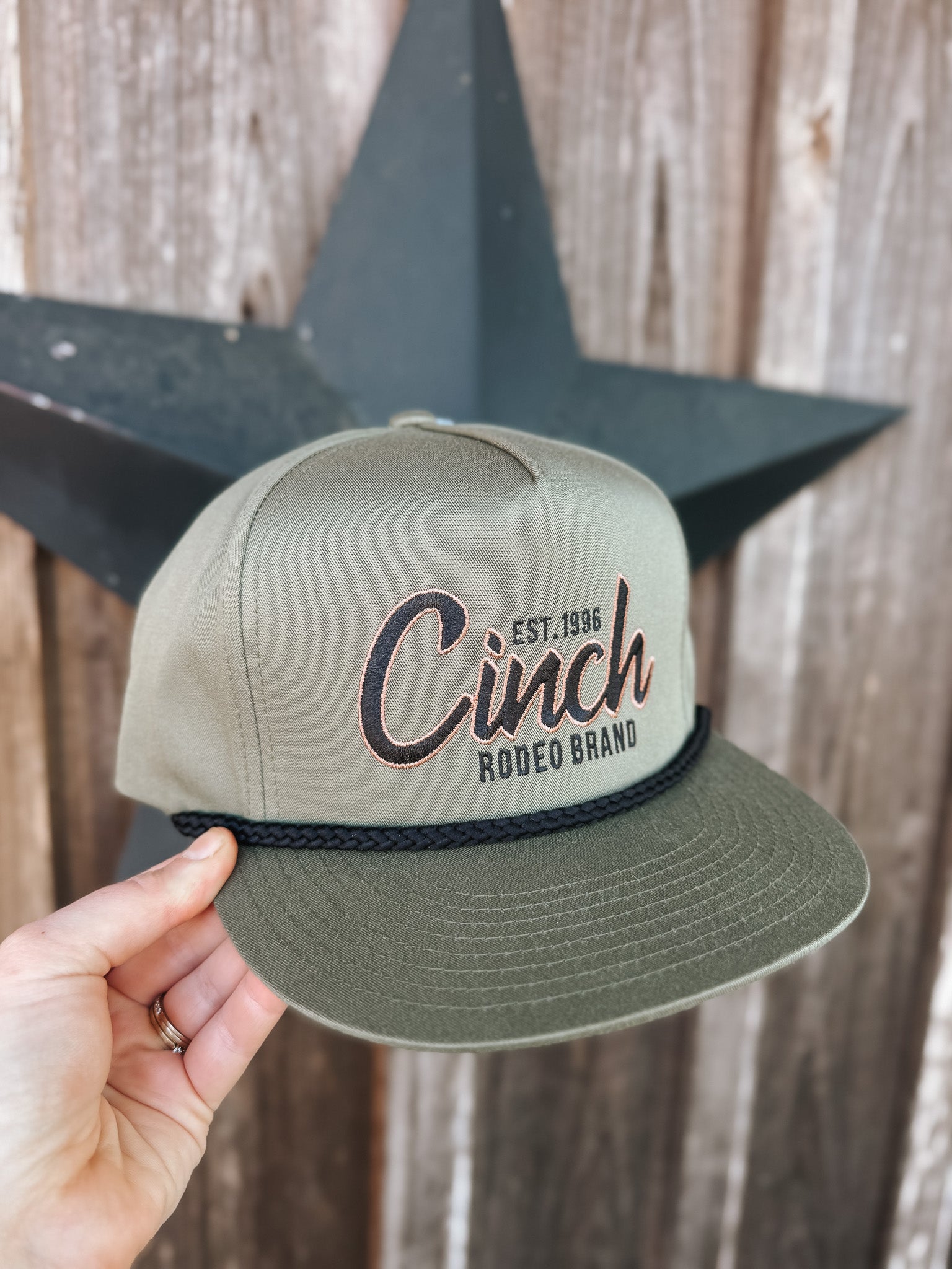 Men's Cinch Flexfit Olive Cap