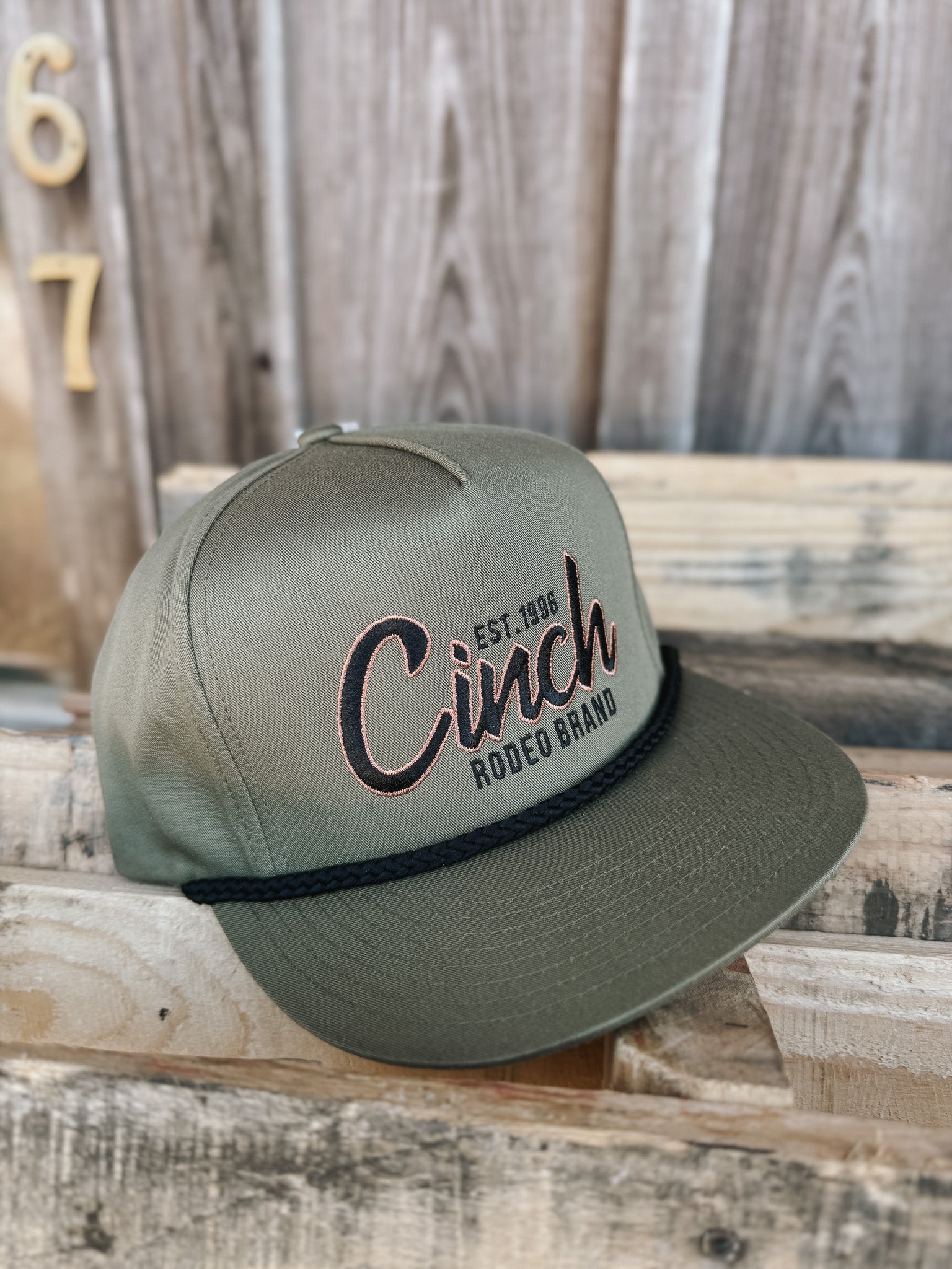 Men's Cinch Flexfit Olive Cap