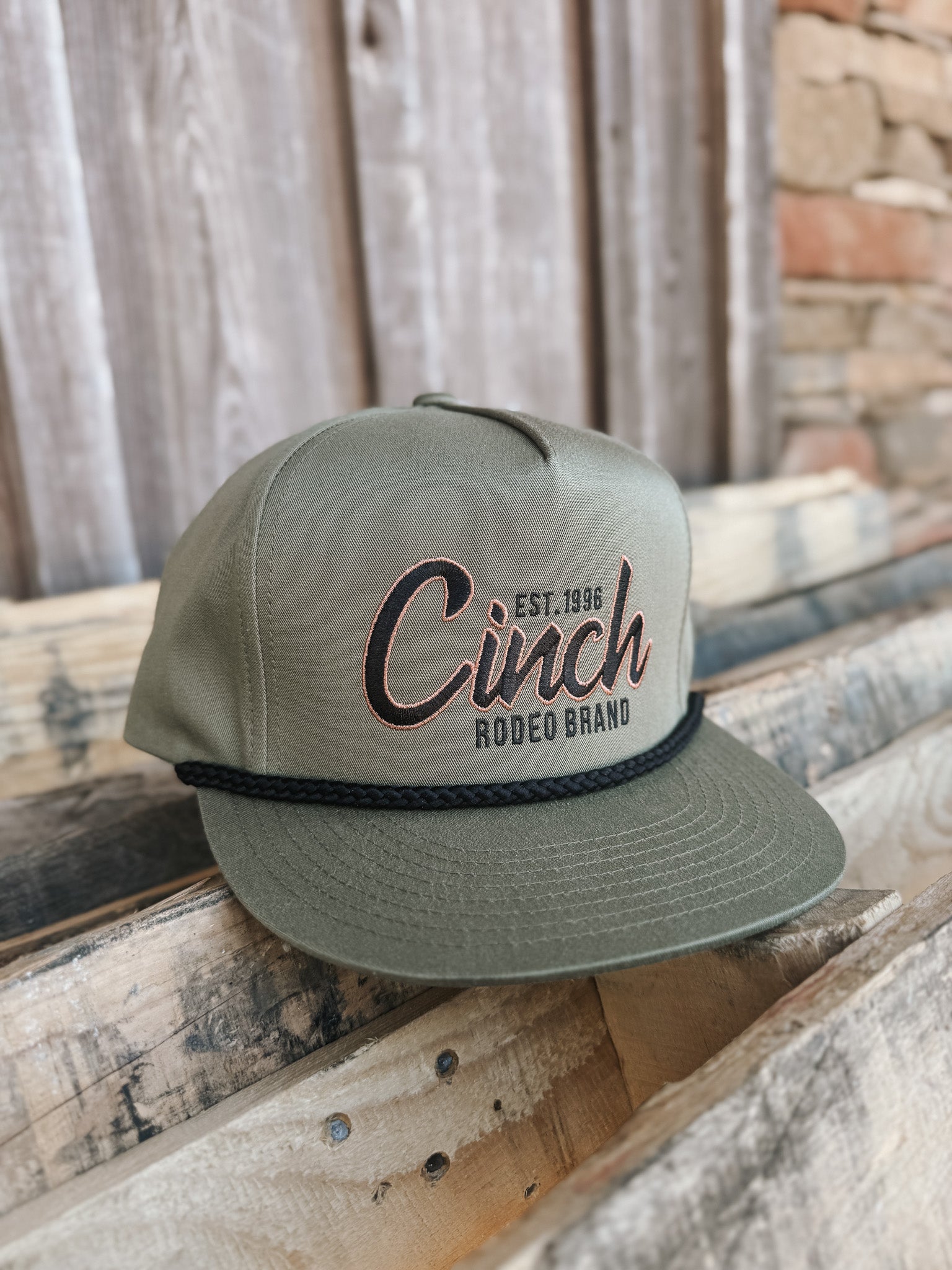 Men's Cinch Flexfit Olive Cap