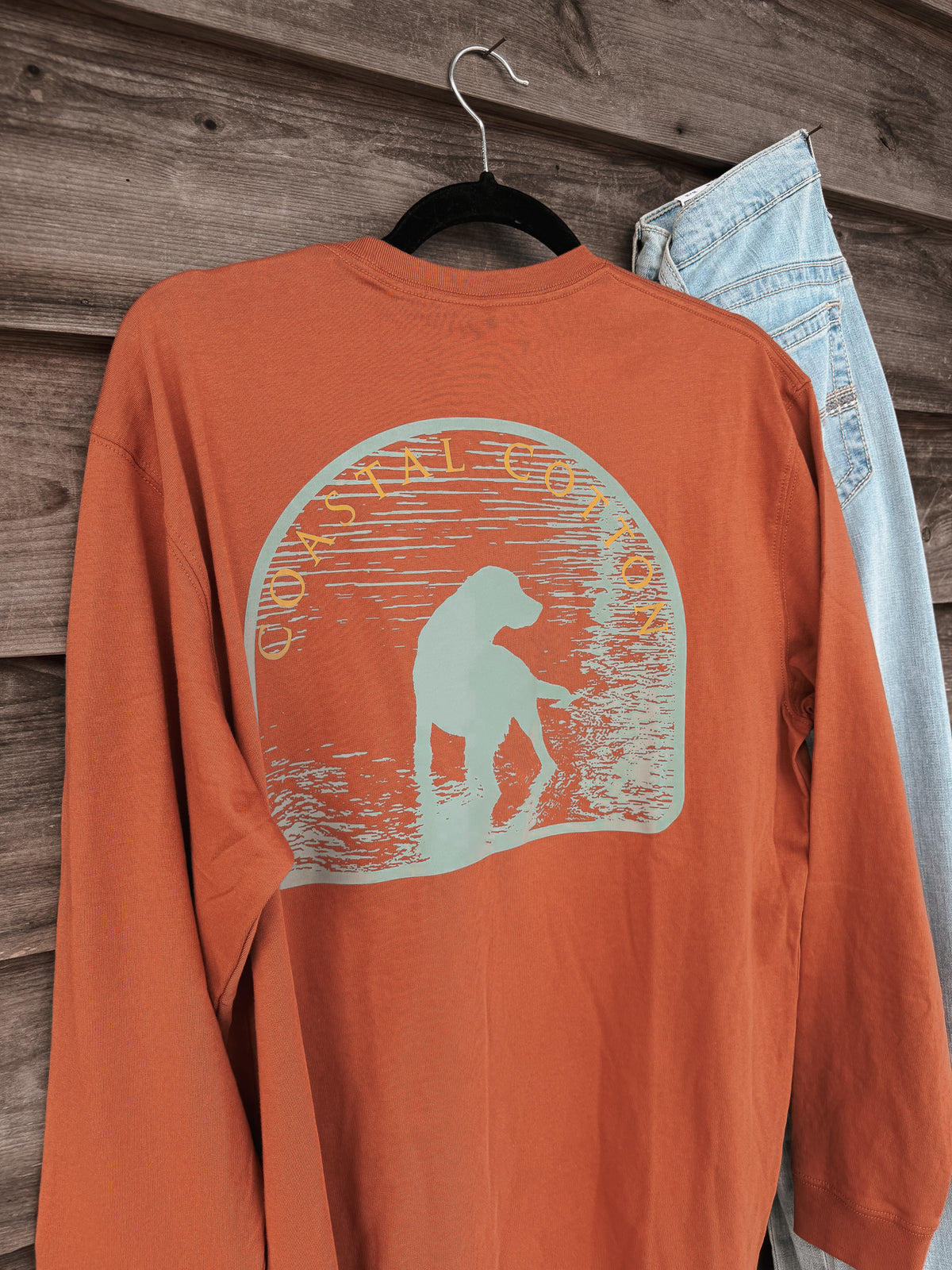 Coastal Cotton Dog Logo T-Shirt