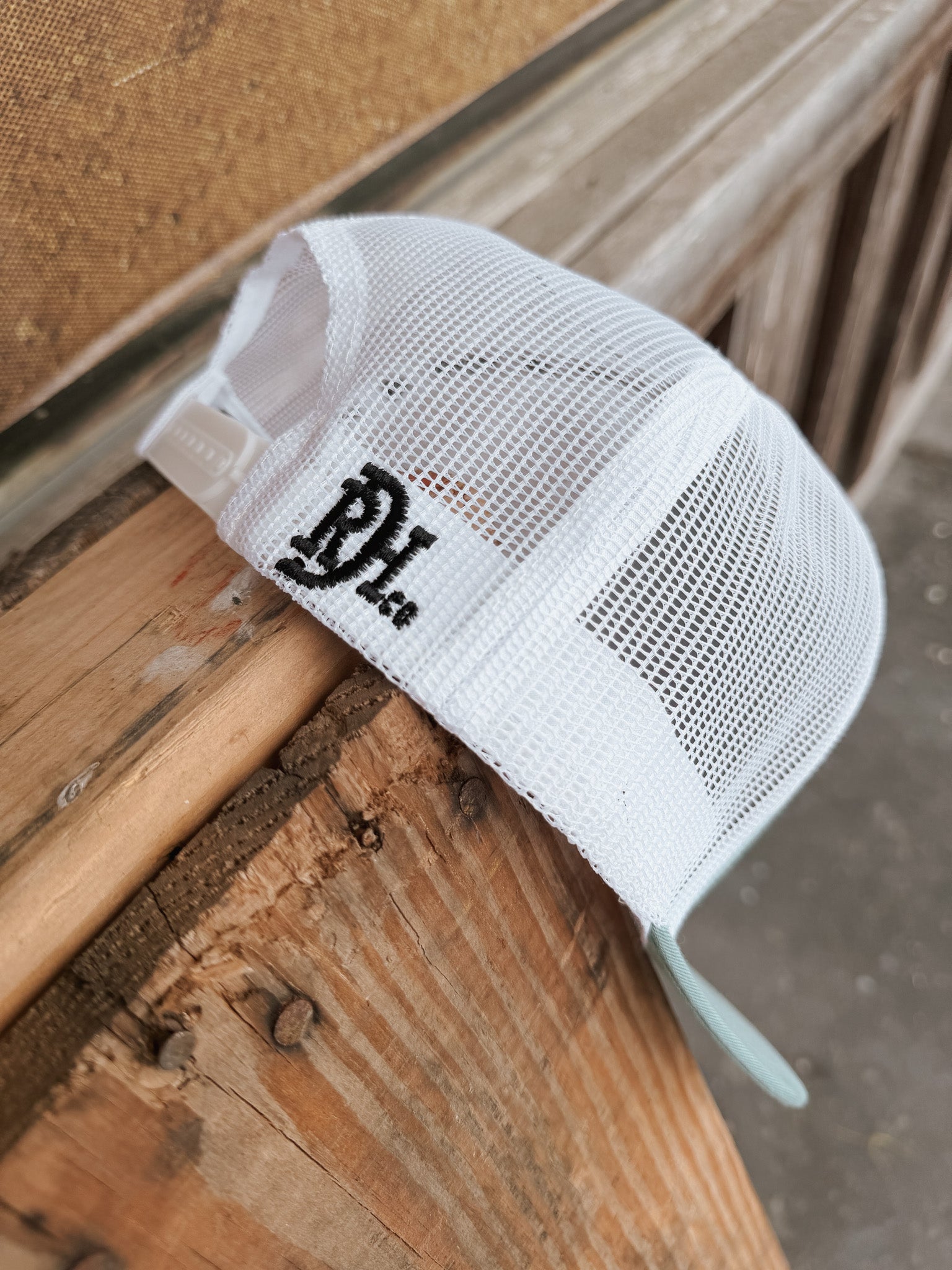 Men's Red Dirt Hat Co. Turquoise/White Cap