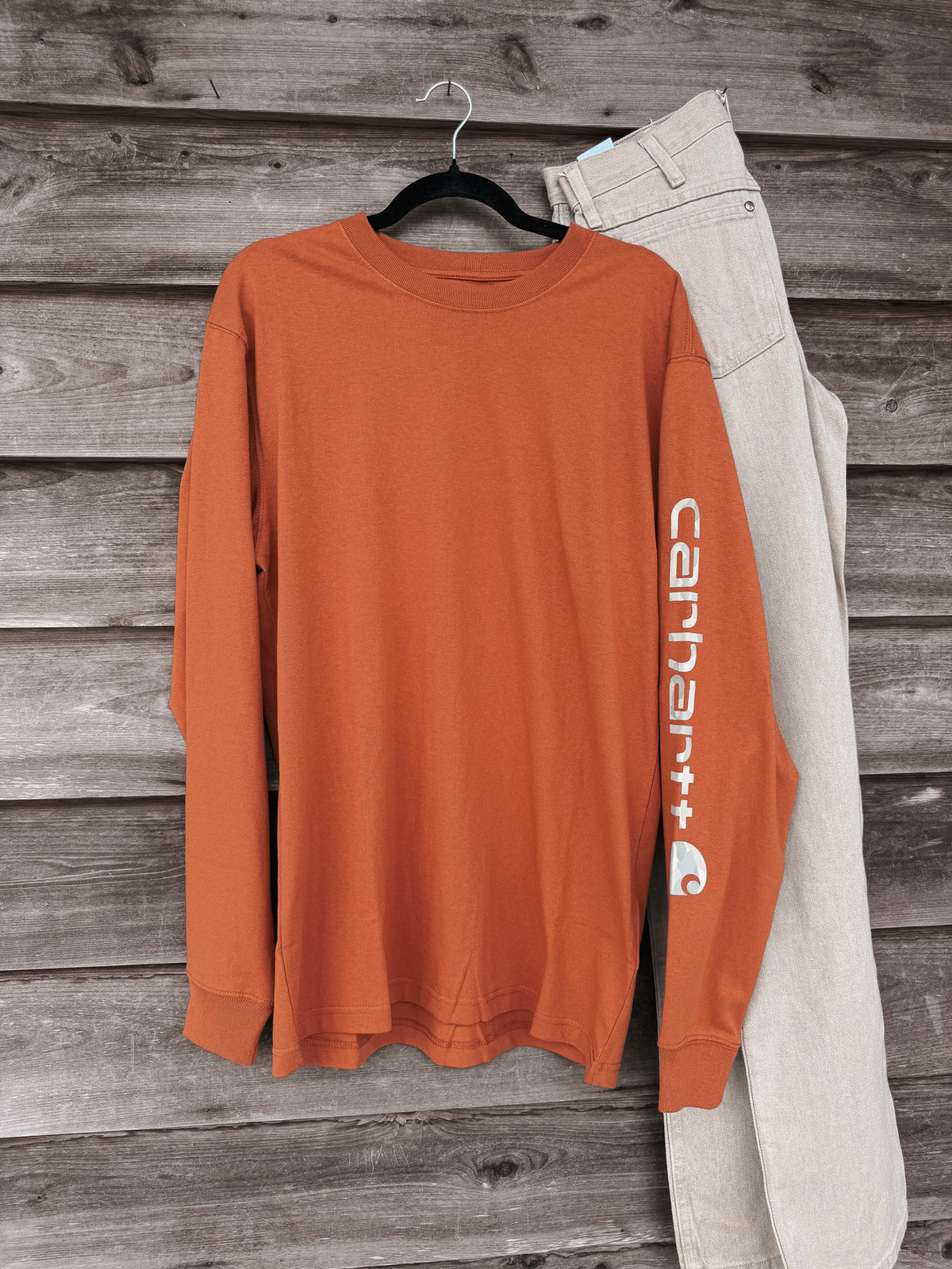 Carhartt Dearborn Camo Logo T-Shirt - Homestead Red