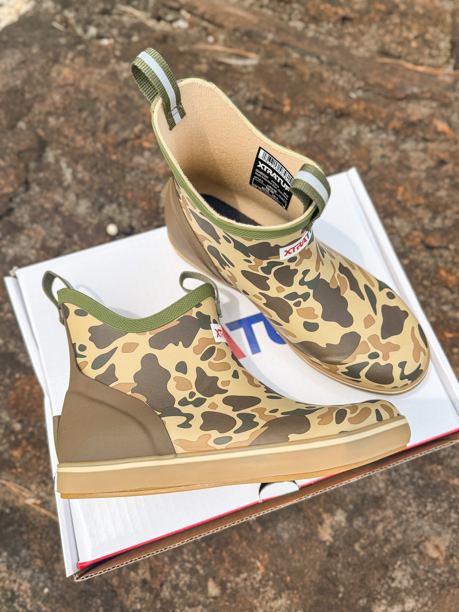 Kid's Xtratuf Duck Camo Ankle Deck Boot