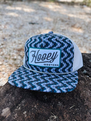 Hooey Lakota Teal/Grey Pattern Cap
