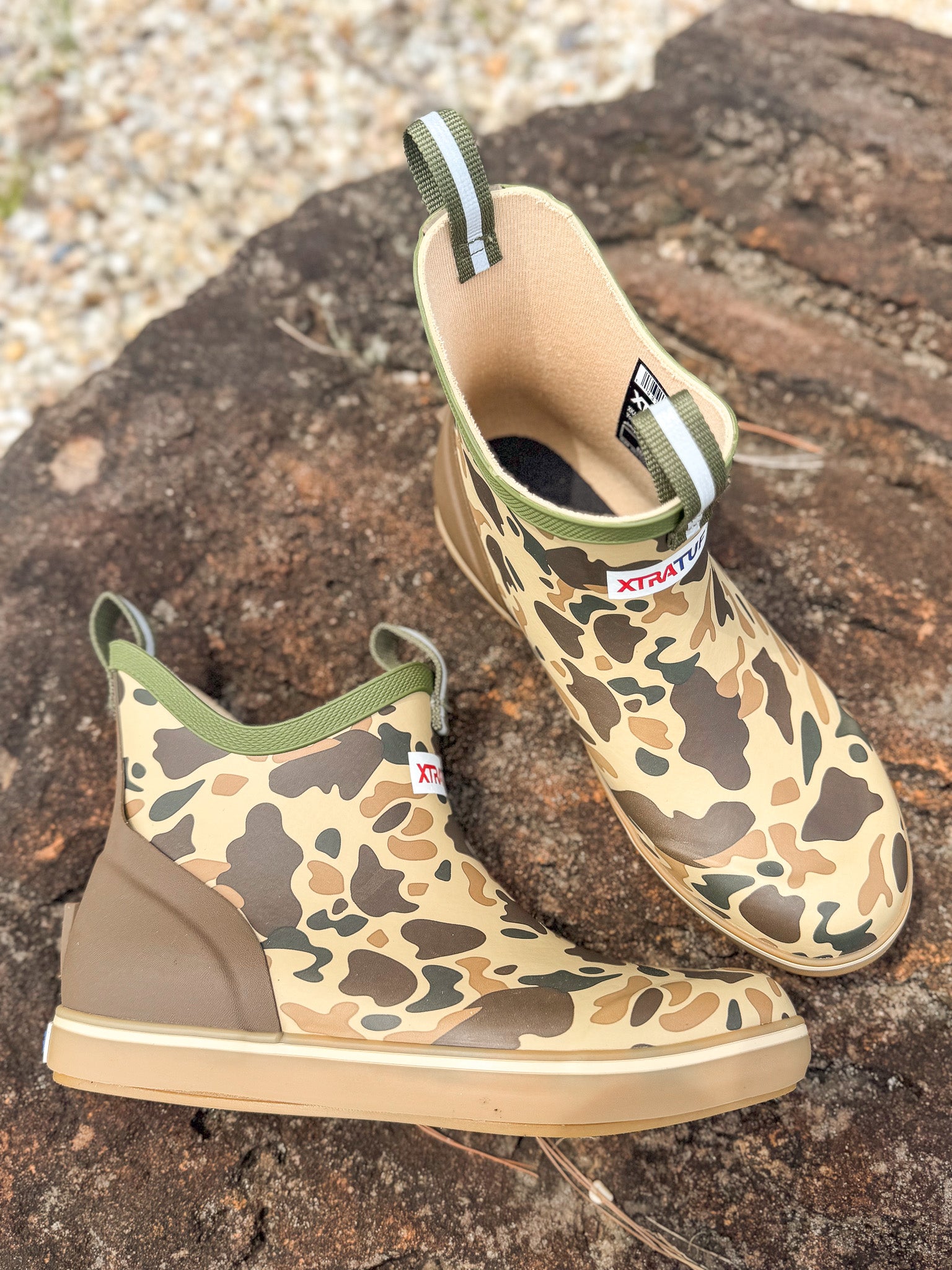 Kid's Xtratuf Duck Camo Ankle Deck Boot