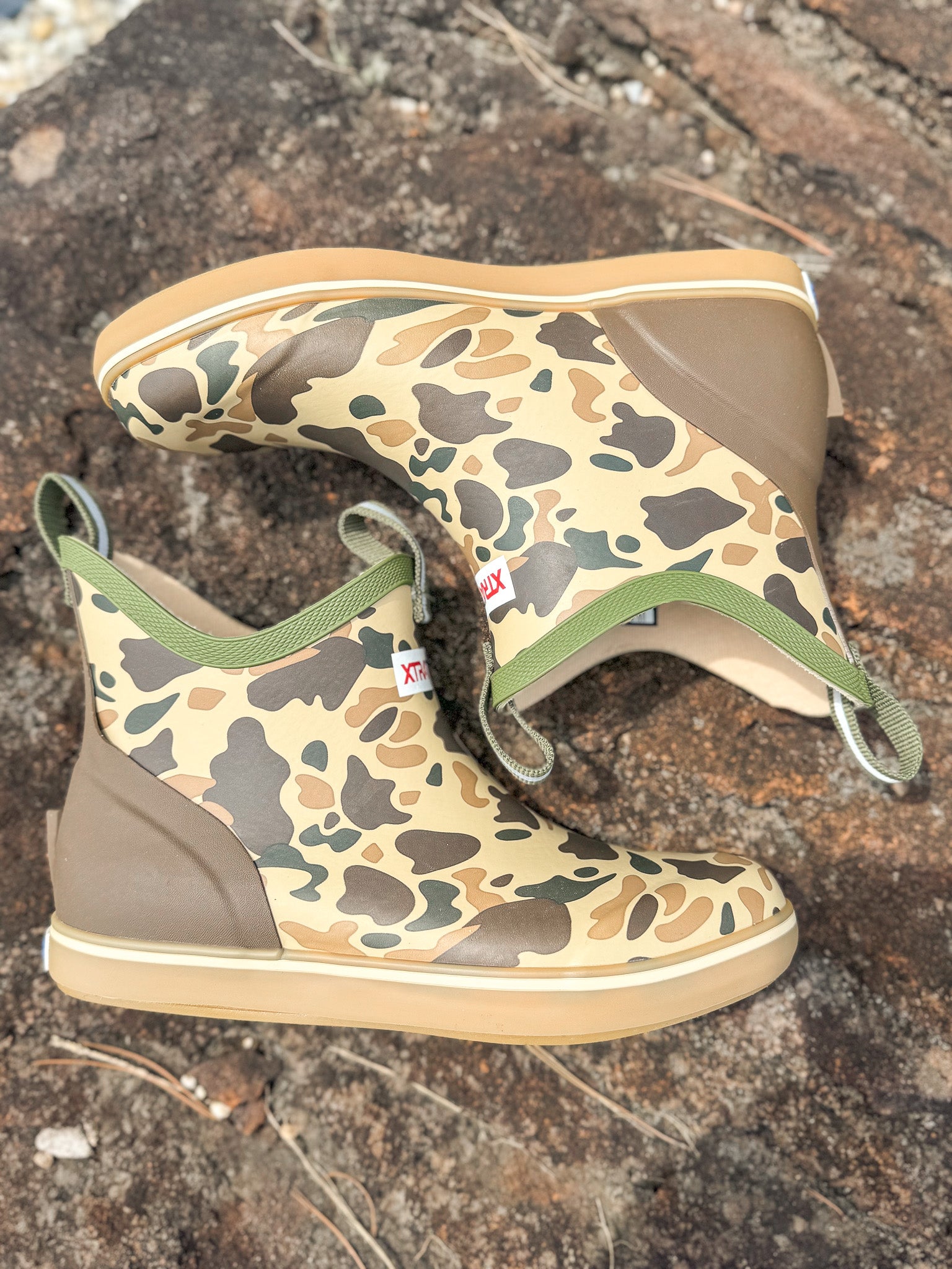 Kid's Xtratuf Duck Camo Ankle Deck Boot