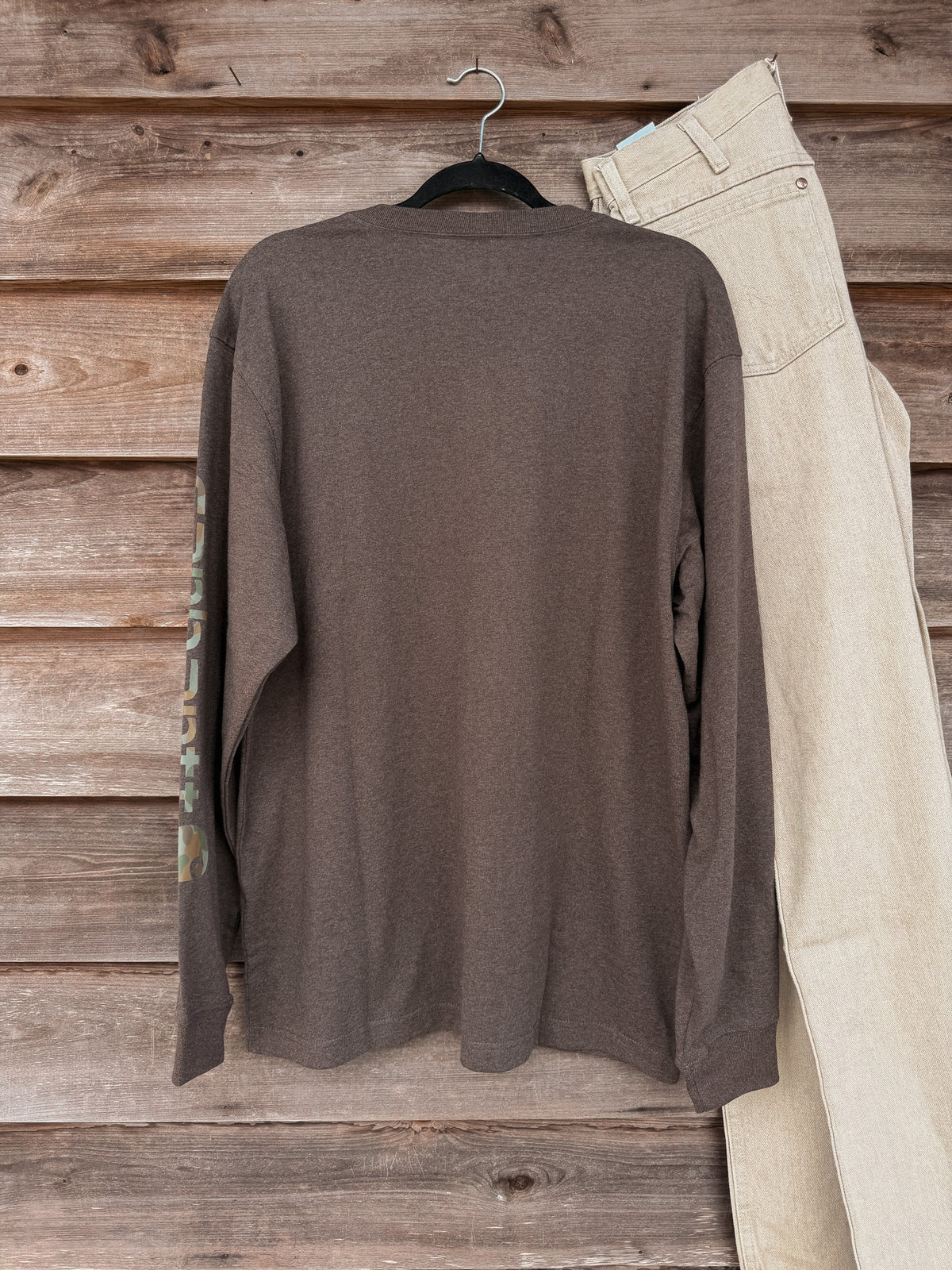 Carhartt Dearborn Camo Logo T-Shirt - Brown
