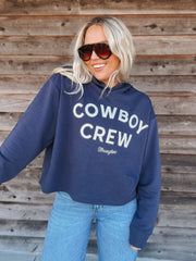 Women's Wrangler Graphic Cropped Relaxed Hoodie