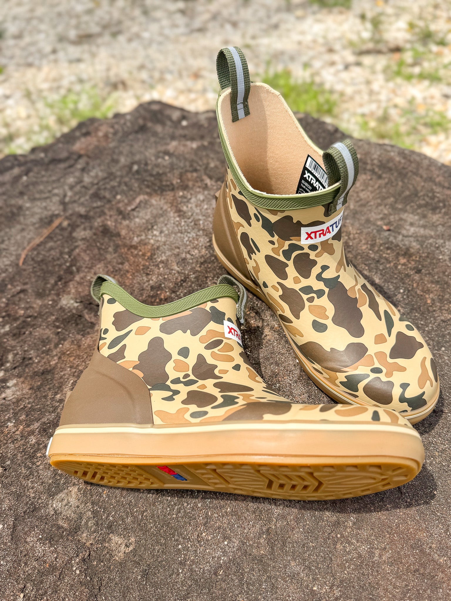 Kid's Xtratuf Duck Camo Ankle Deck Boot