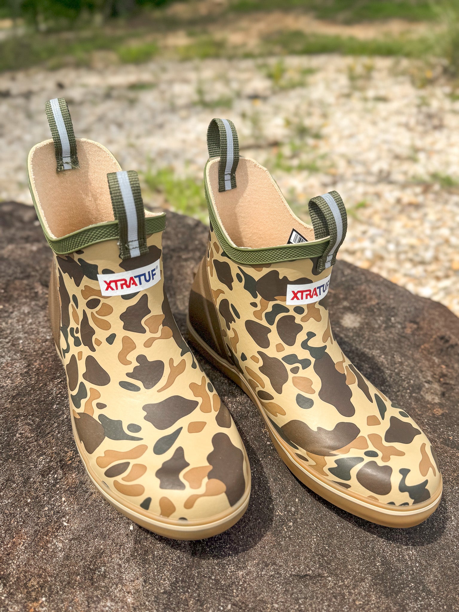 Kid's Xtratuf Duck Camo Ankle Deck Boot
