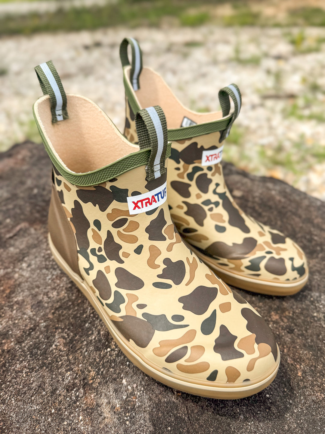Kid's Xtratuf Duck Camo Ankle Deck Boot - Main Image