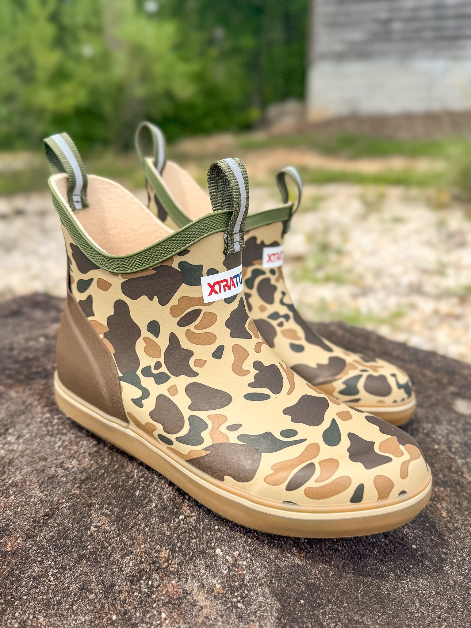 Kid's Xtratuf Duck Camo Ankle Deck Boot