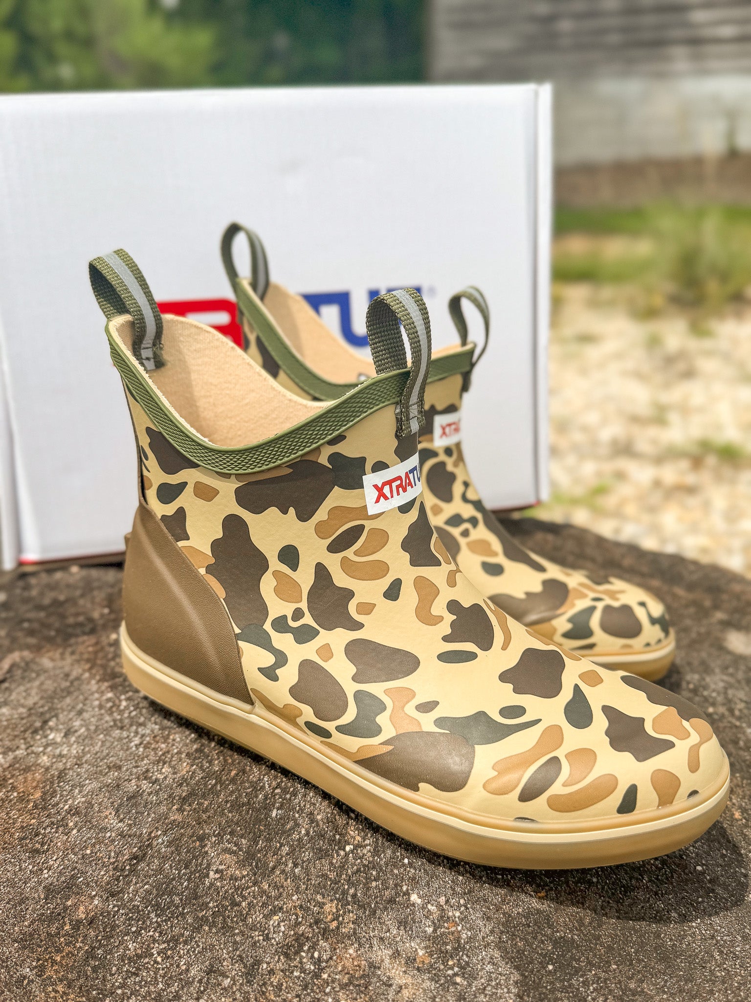 Kid's Xtratuf Duck Camo Ankle Deck Boot