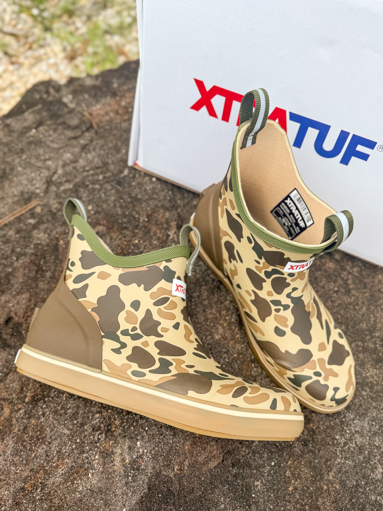Kid's Xtratuf Duck Camo Ankle Deck Boot