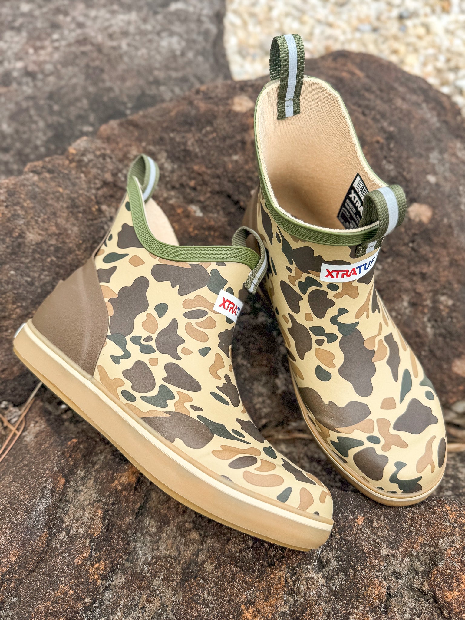 Kid's Xtratuf Duck Camo Ankle Deck Boot