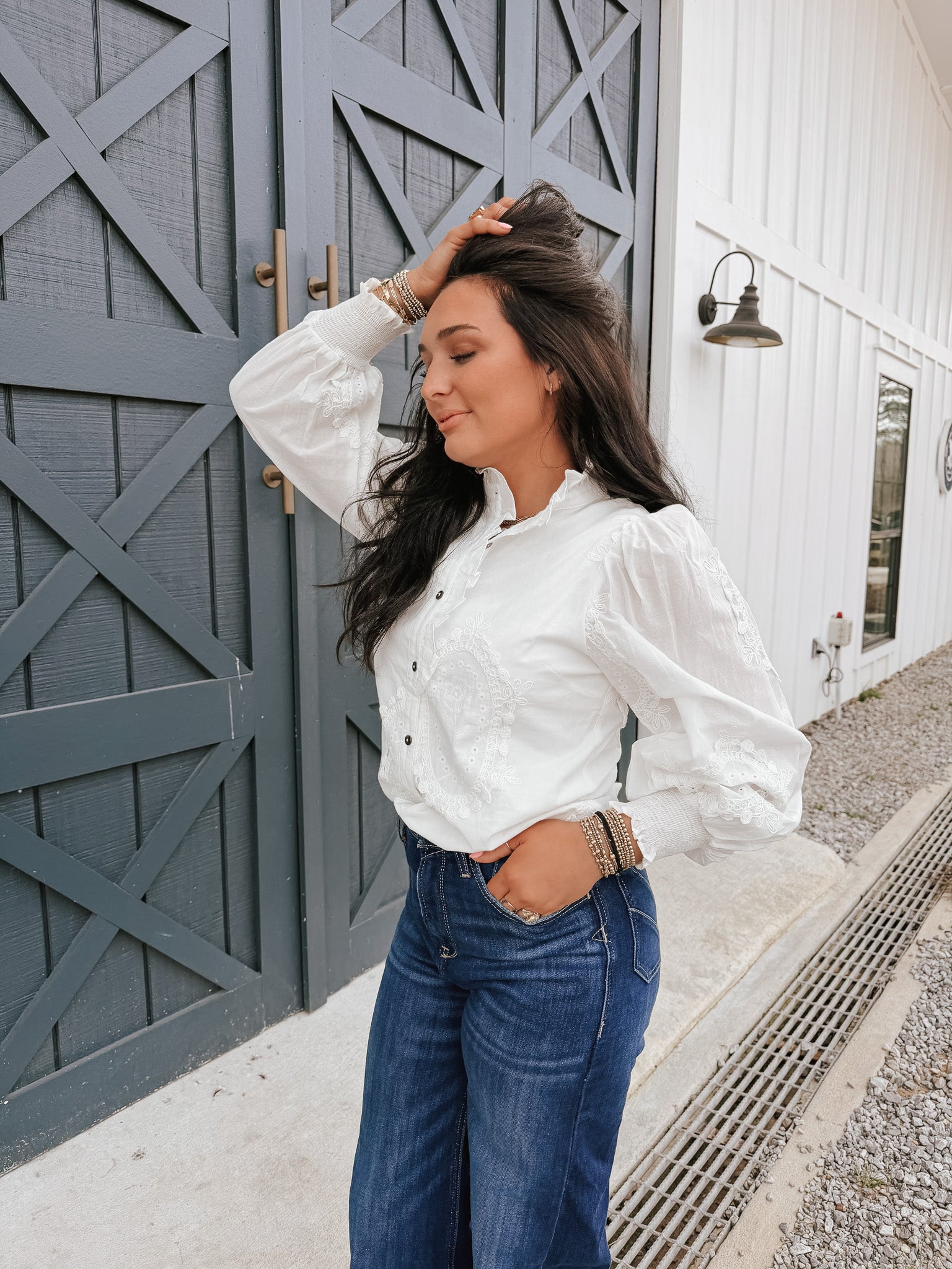 Always in Style Top in Off White