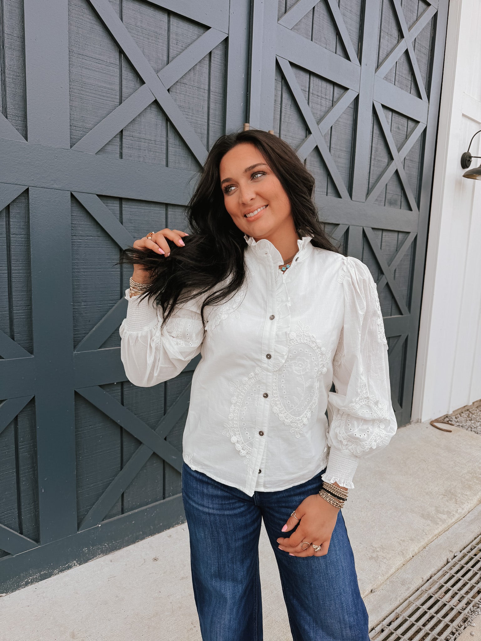 Always in Style Top in Off White