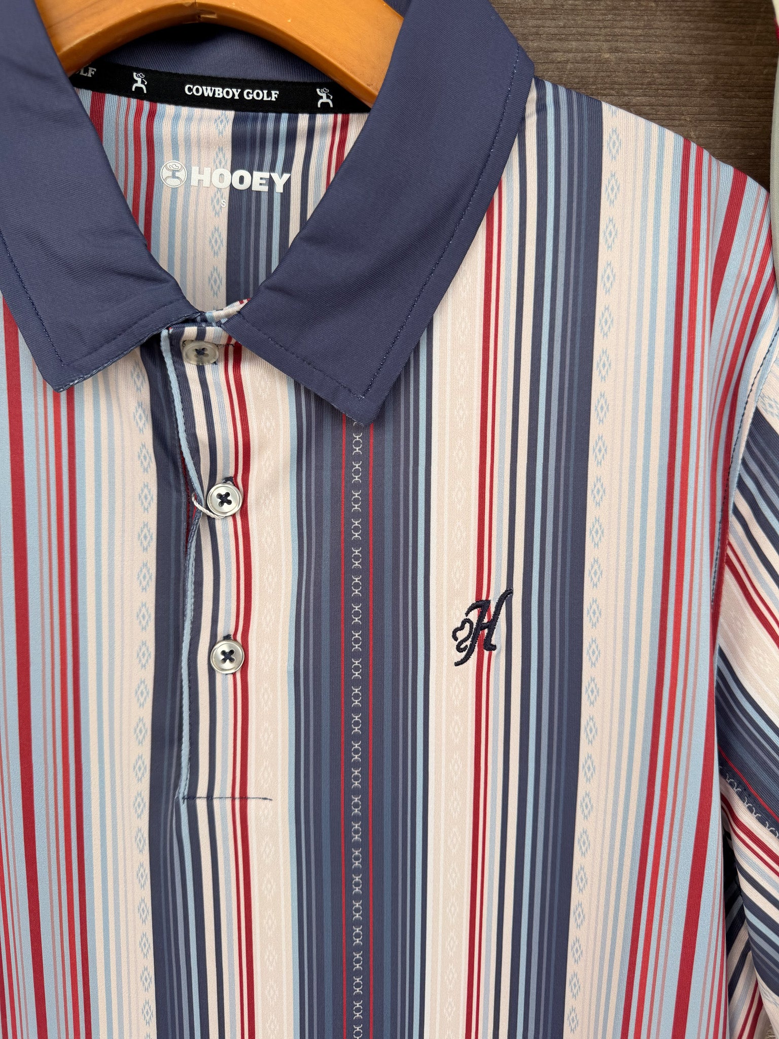Hooey Men's "The Weekender" Stripe Polo