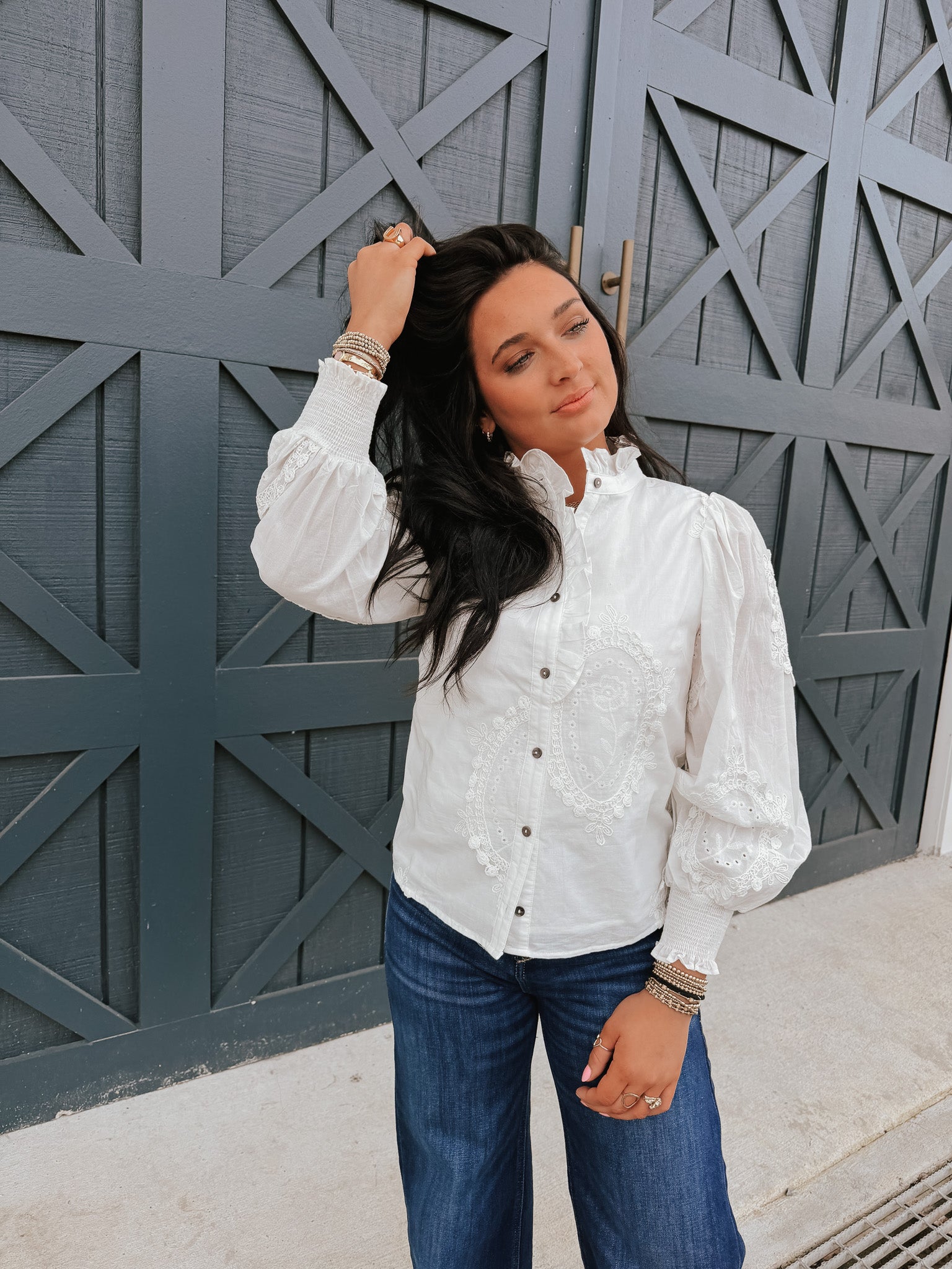 Always in Style Top in Off White