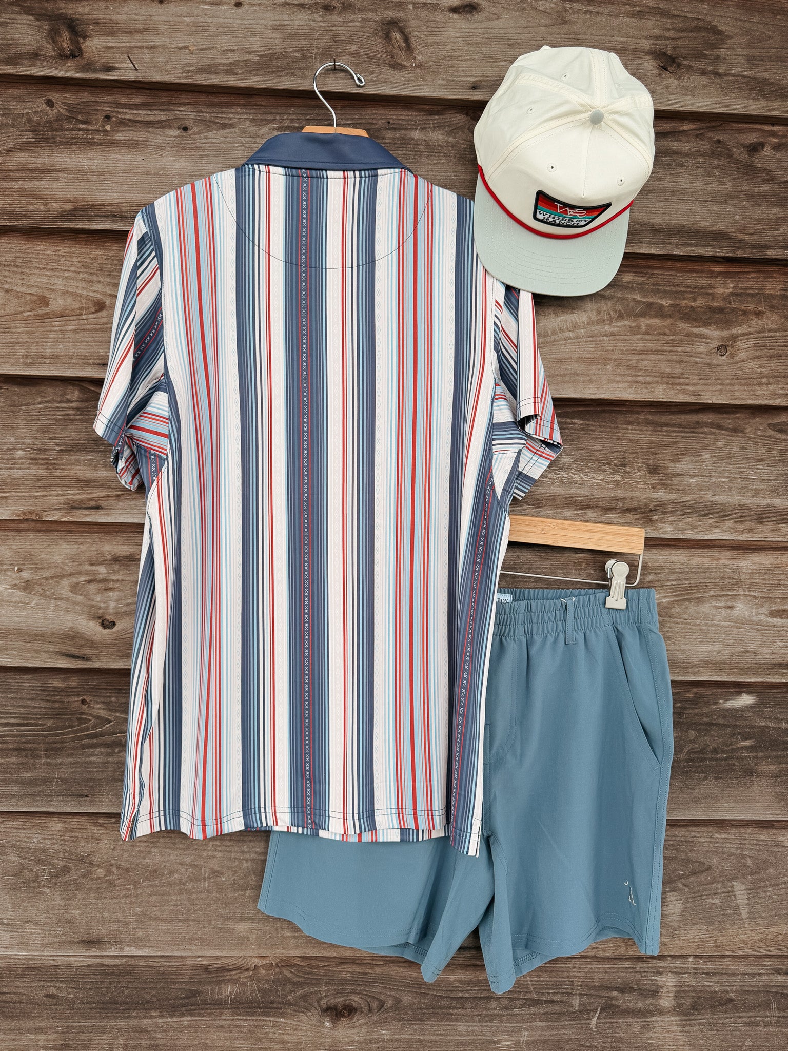 Hooey Men's "The Weekender" Stripe Polo