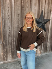Outline It Sweatshirt in Espresso