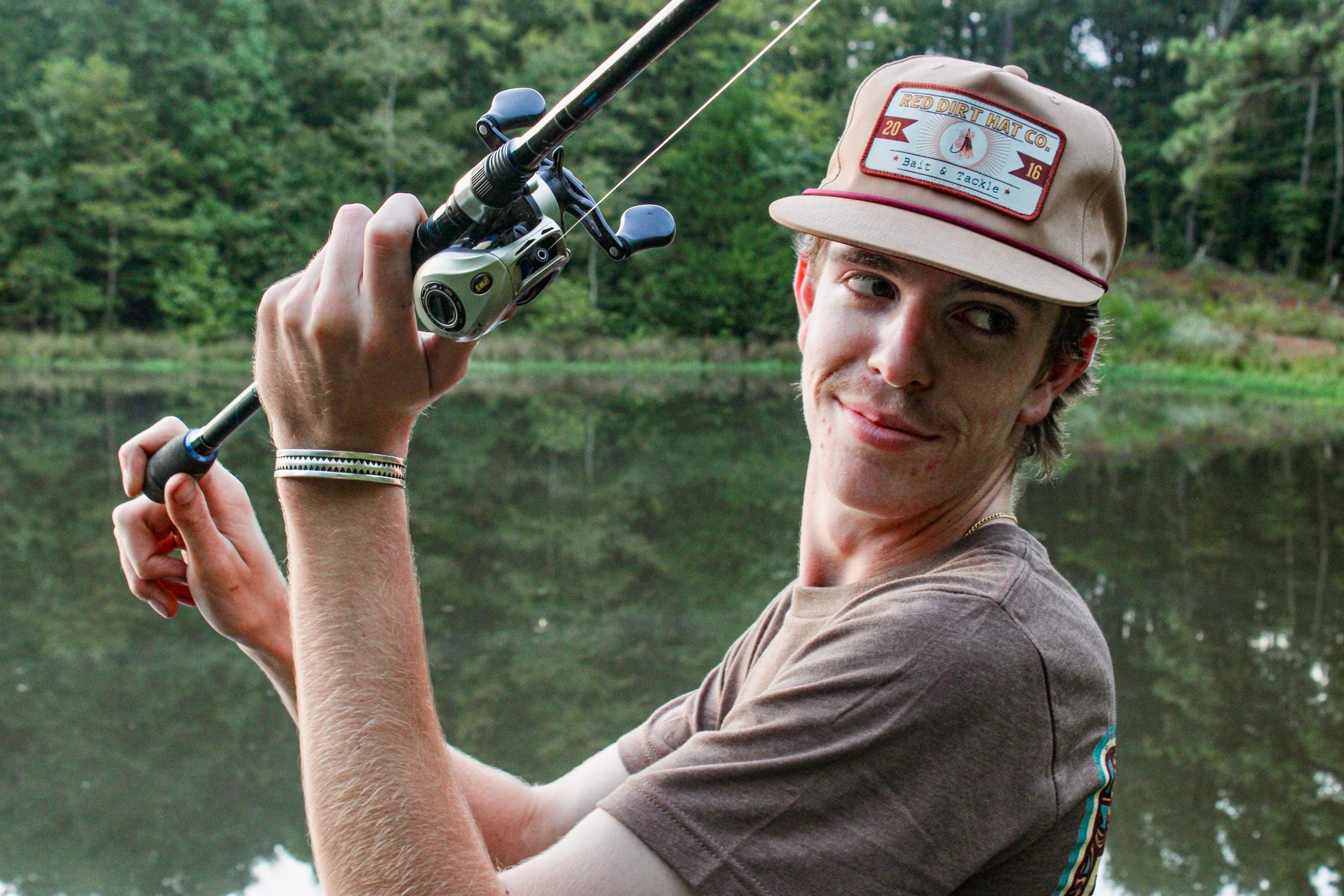 Red Dirt Hat Co. Catch & Release Tan Cap