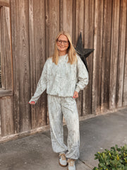 Snowed In Camo Sweat Set