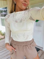 Pretty Little Layers Top in Cream