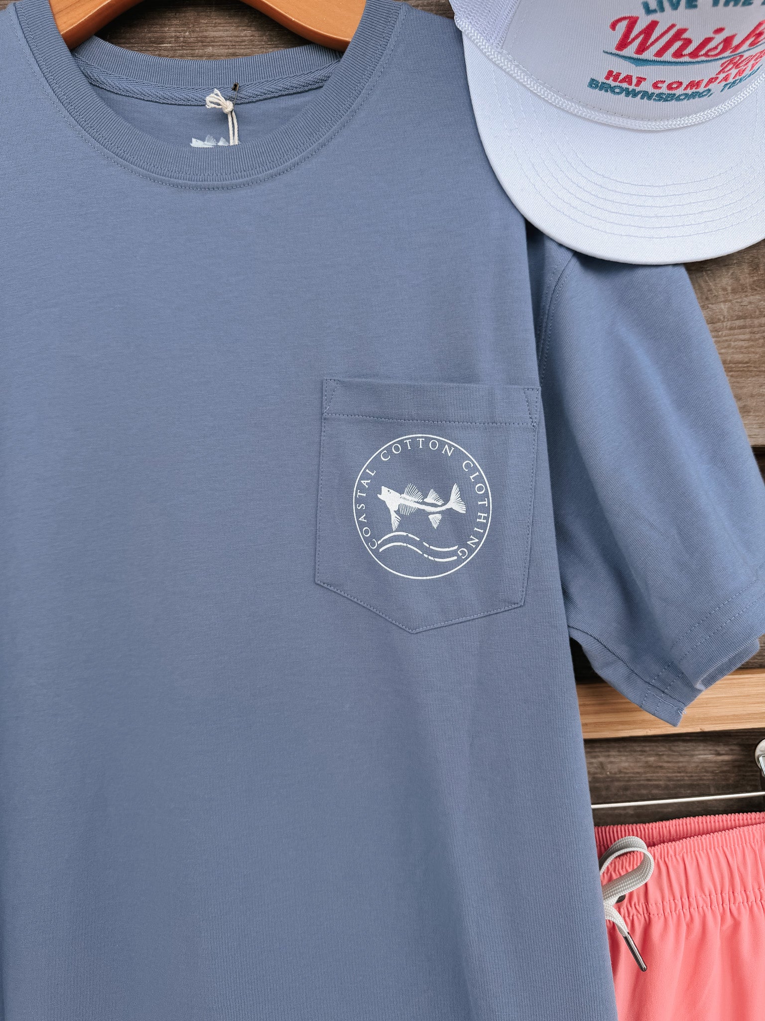 Coastal Cotton Fish Logo T-Shirt