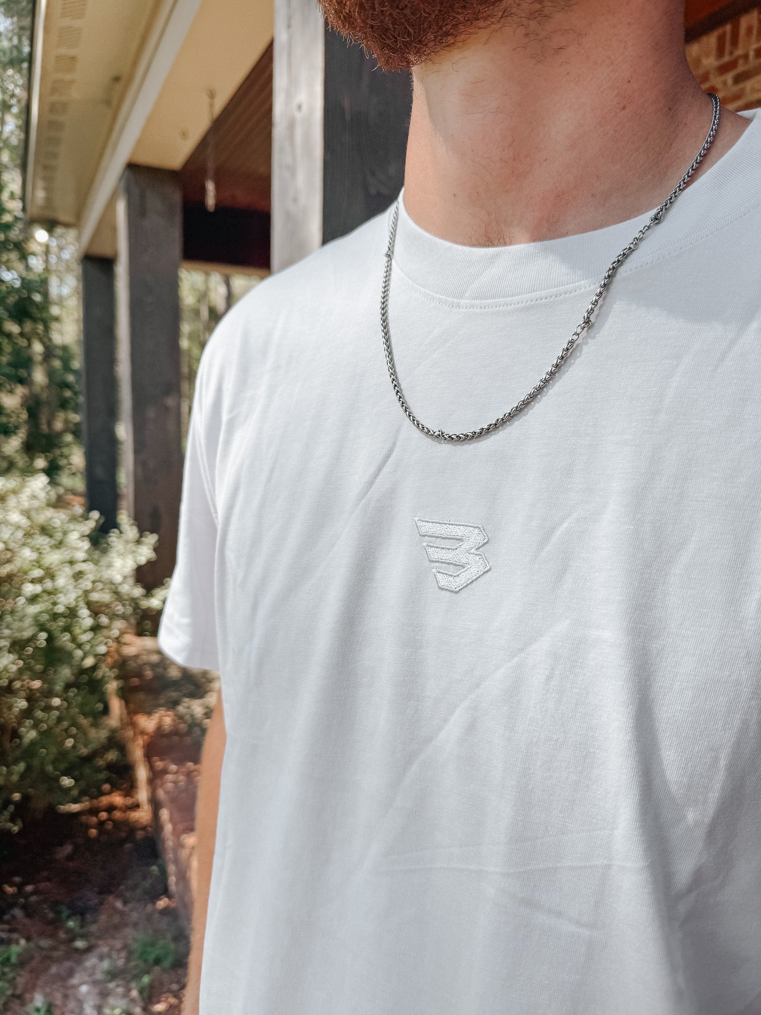 Burlebo Vintage Washed T-Shirt in Light Grey