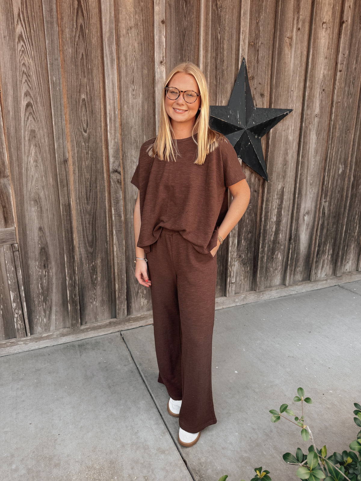 Casual Ease Set in Brown