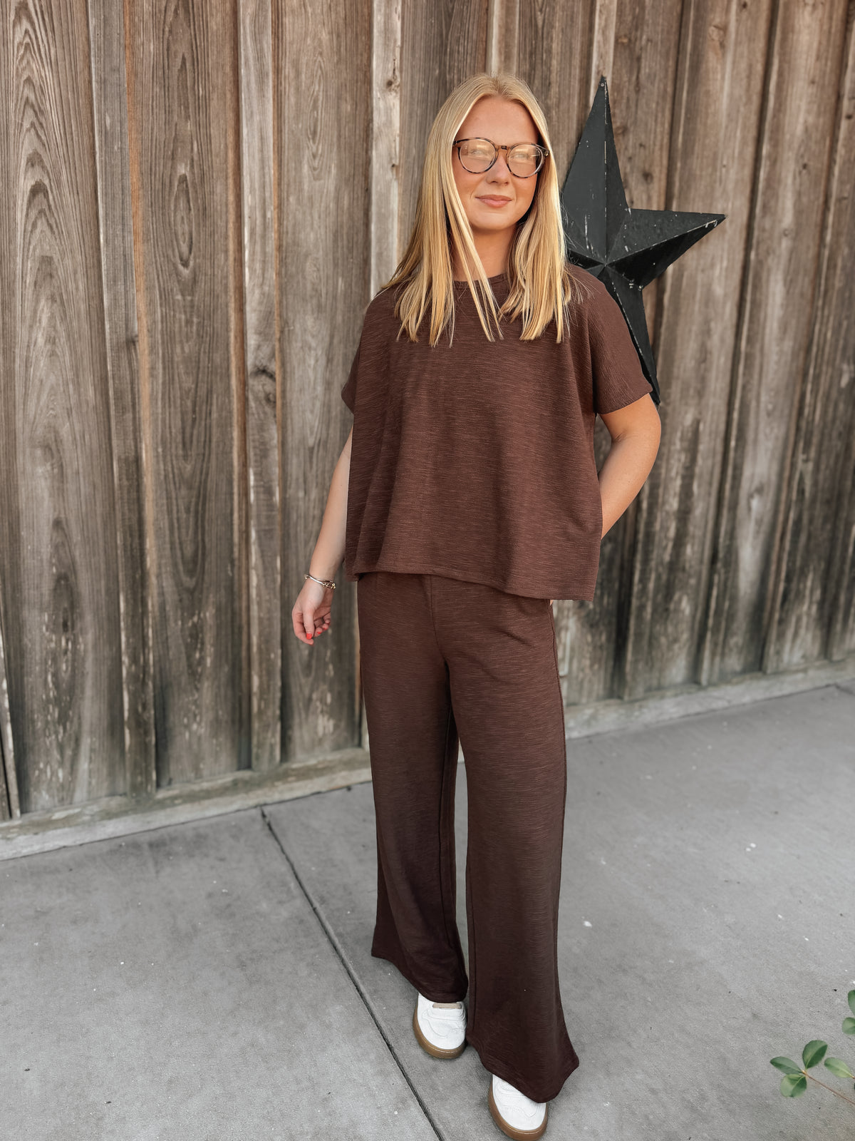 Casual Ease Set in Brown