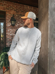 Carhartt Midweight Crew Neck Sweatshirt - Heather Grey