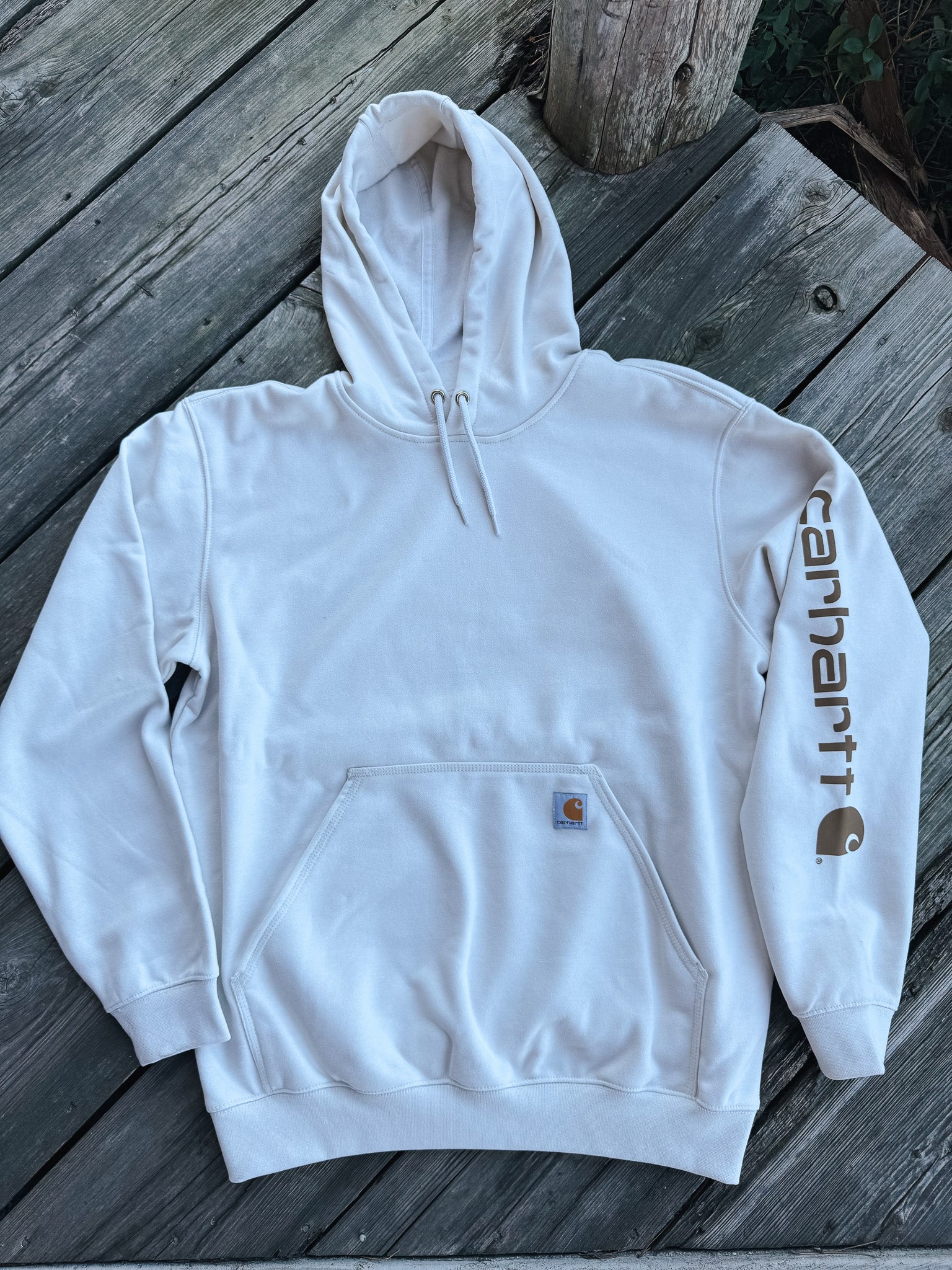 Carhartt Loose Fit Midweight Logo Hoodie - Malt
