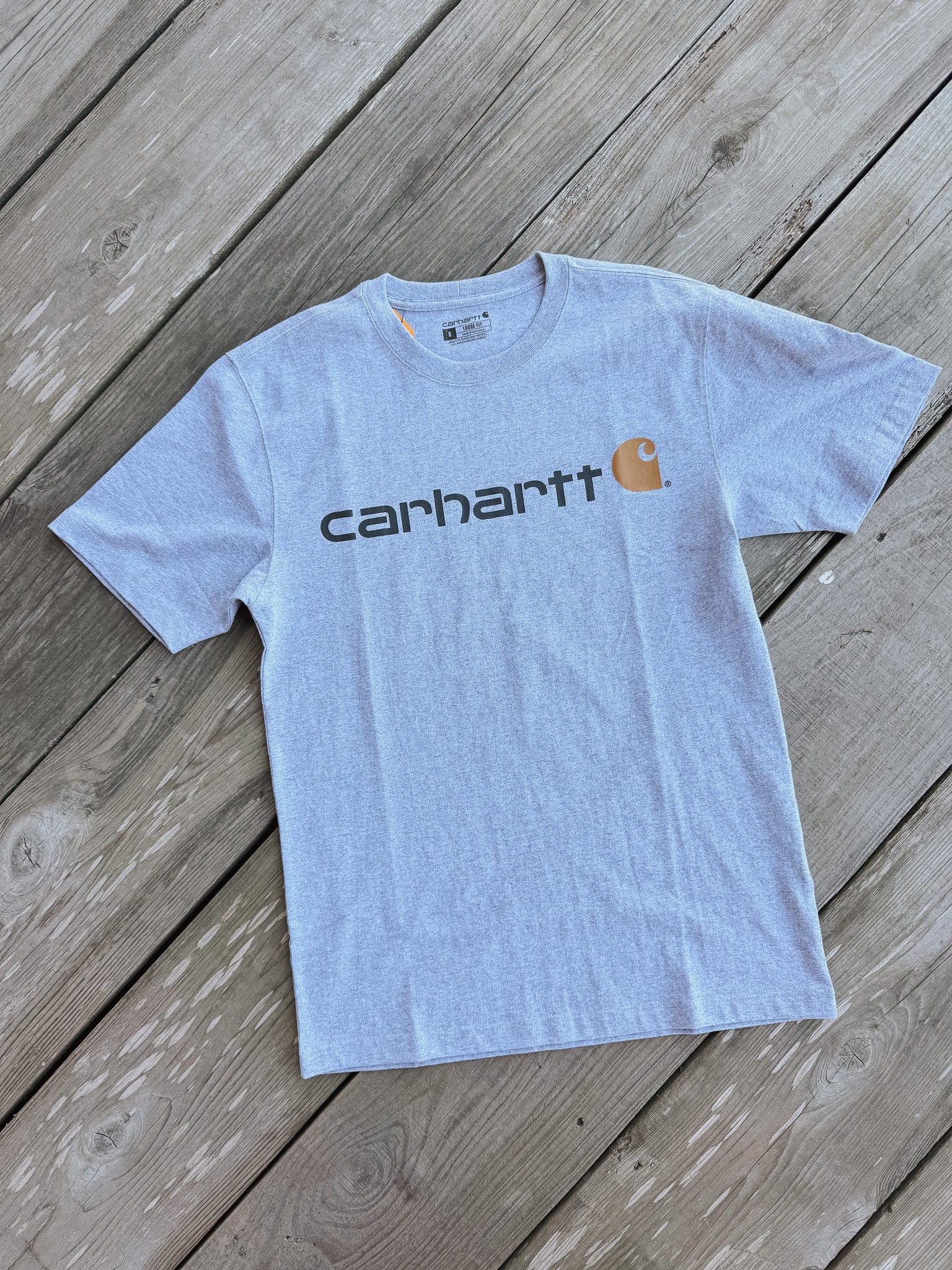 Carhartt Loose Fit Heavyweight Short-Sleeve Logo Graphic T-Shirt