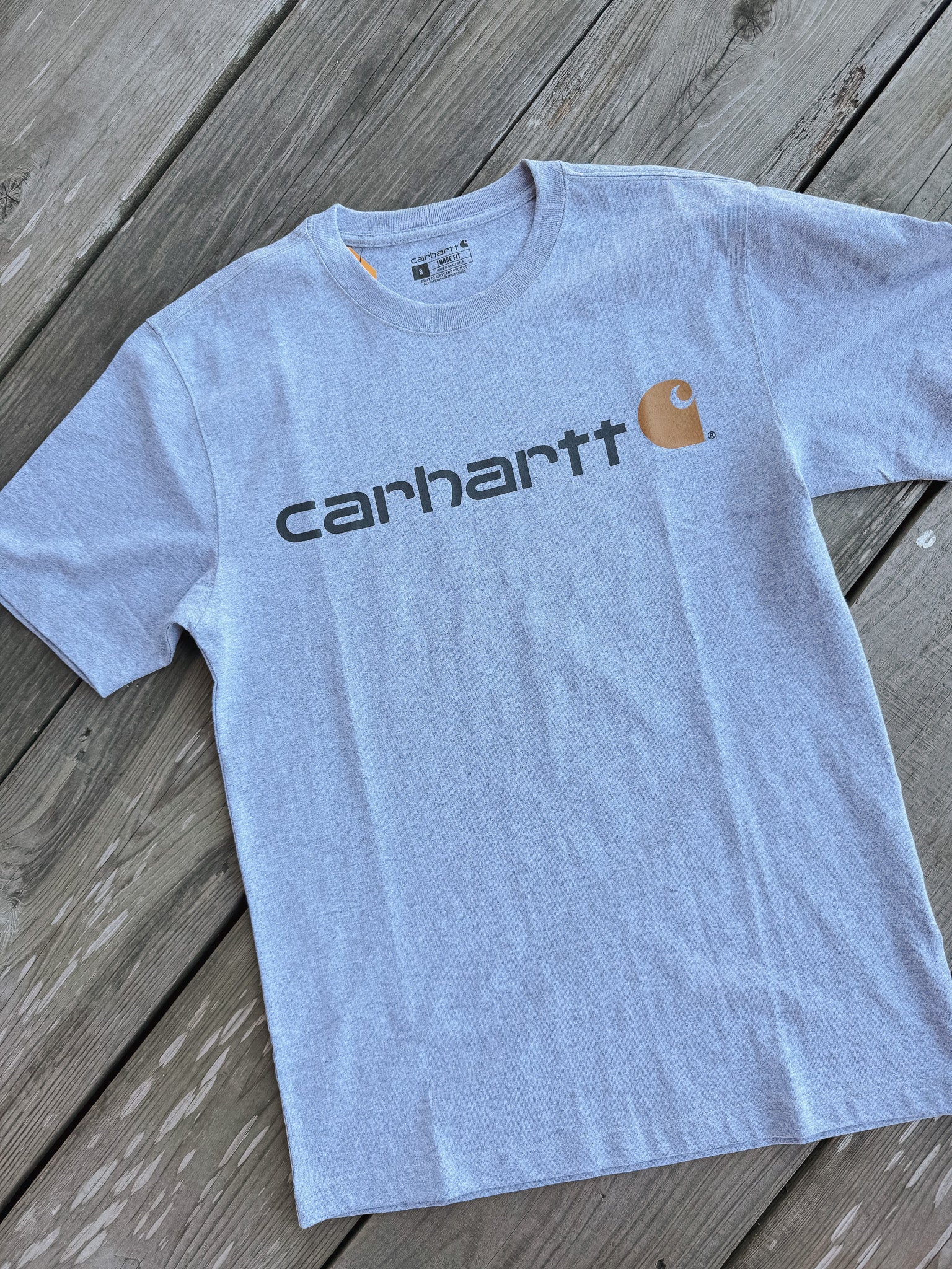 Carhartt Loose Fit Heavyweight Short-Sleeve Logo Graphic T-Shirt